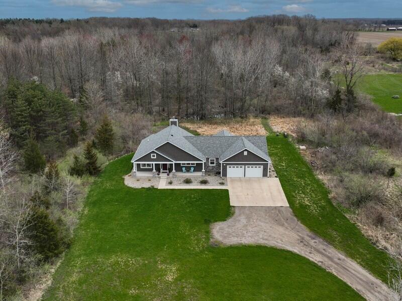 11137 Baldwin Road Bridgman, MI 49106 - Photo 1 of 31 01_11137Baldwin_900000_FrontAerialView_L