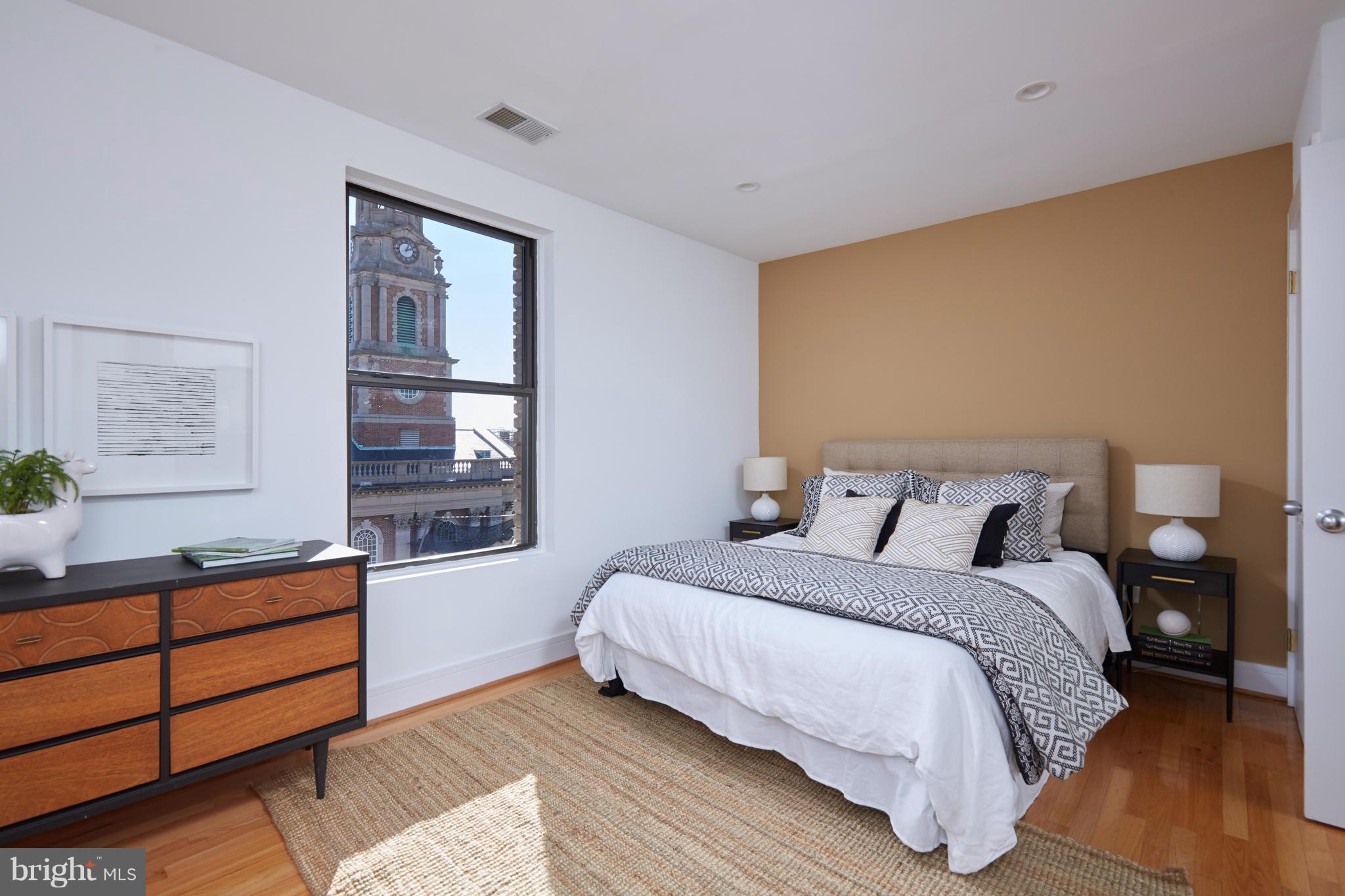 2901 16th Street Northwest, Unit 504 Washington, DC 20009 - Photo 20 of 30 Master Bedroom with South-Facing Views