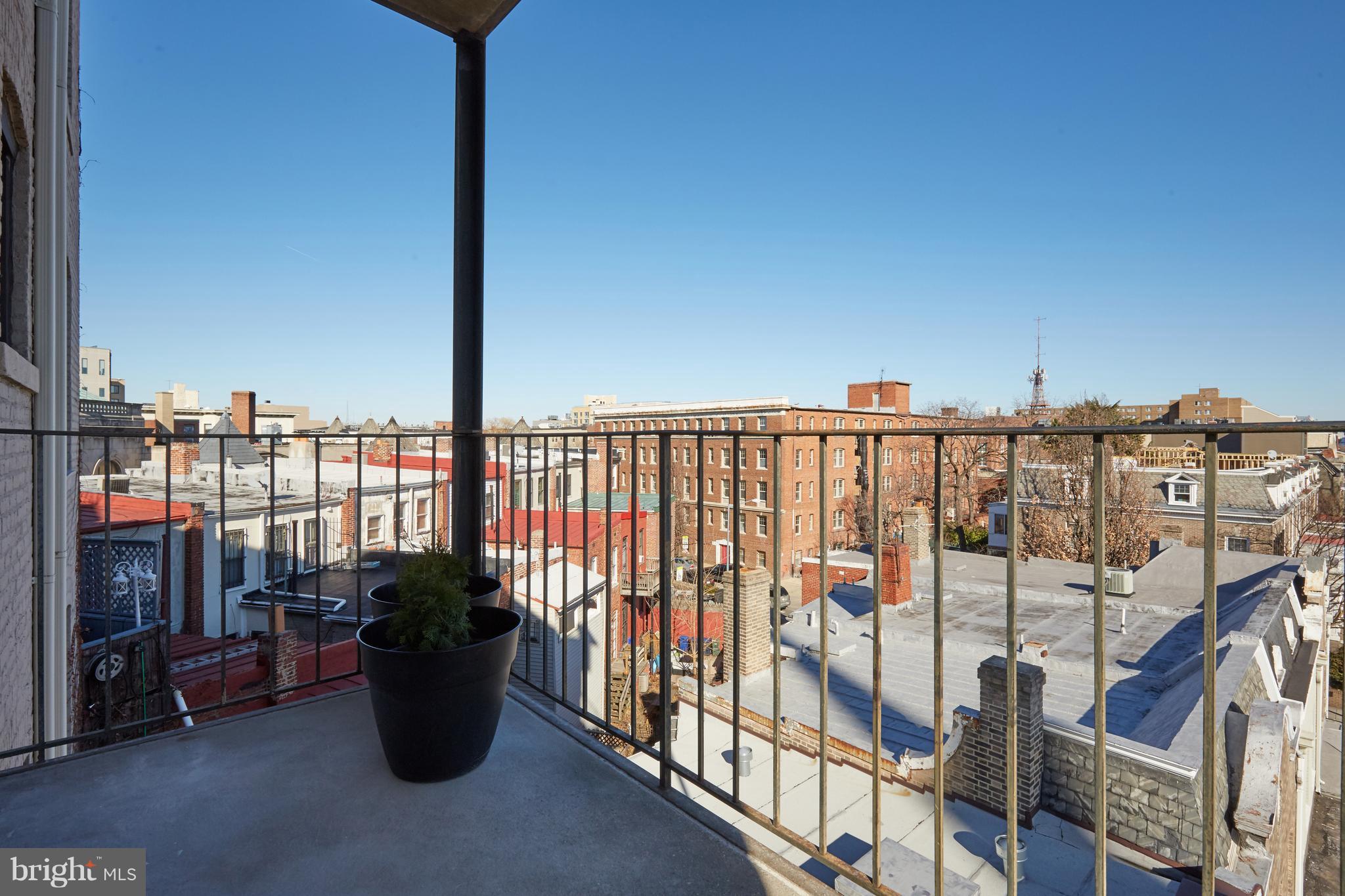 2901 16th Street Northwest, Unit 504 Washington, DC 20009 - Photo 22 of 30 View from Master Bedroom Balcony