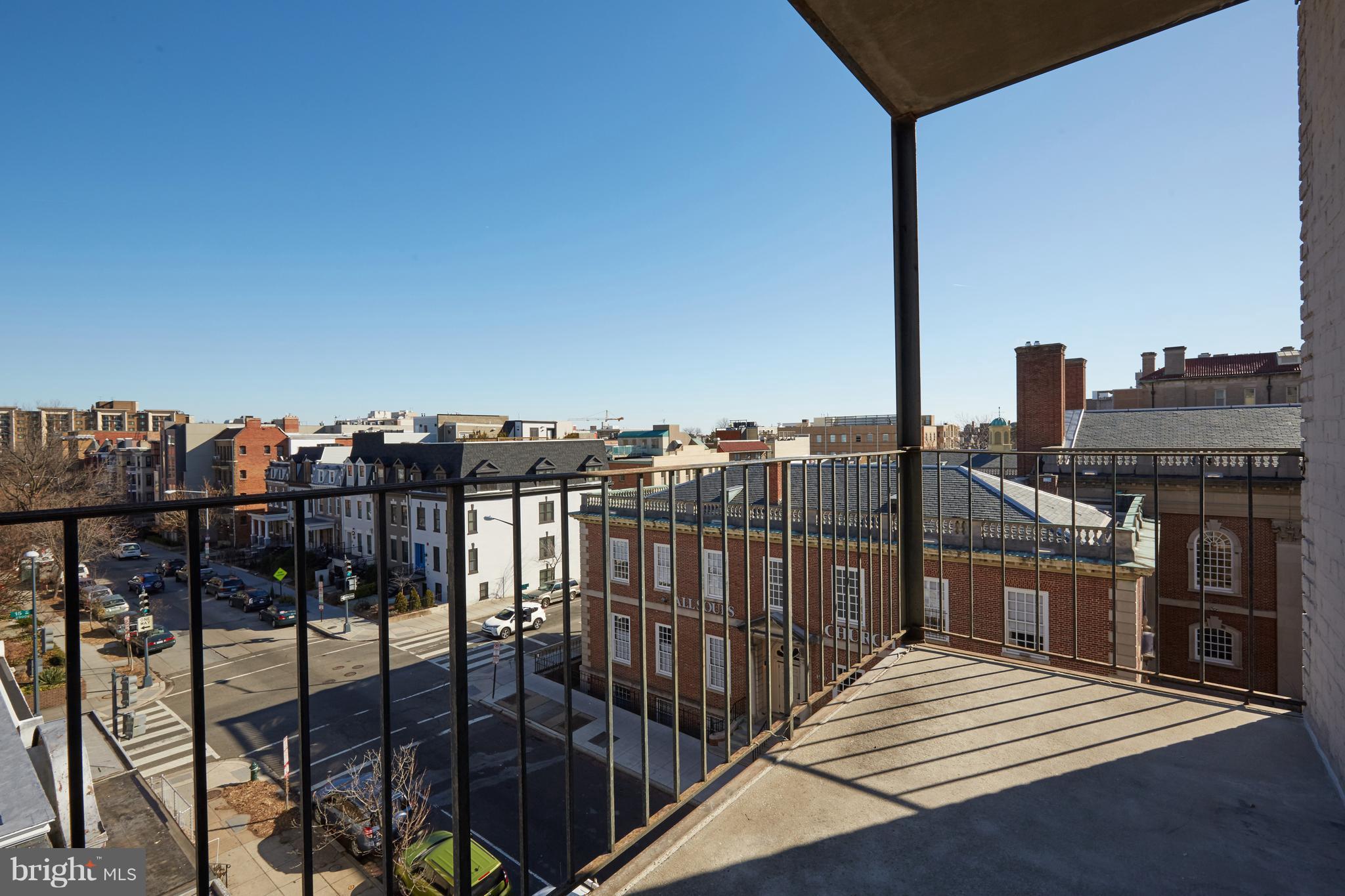 2901 16th Street Northwest, Unit 504 Washington, DC 20009 - Photo 23 of 30 View from Master Bedroom Balcony