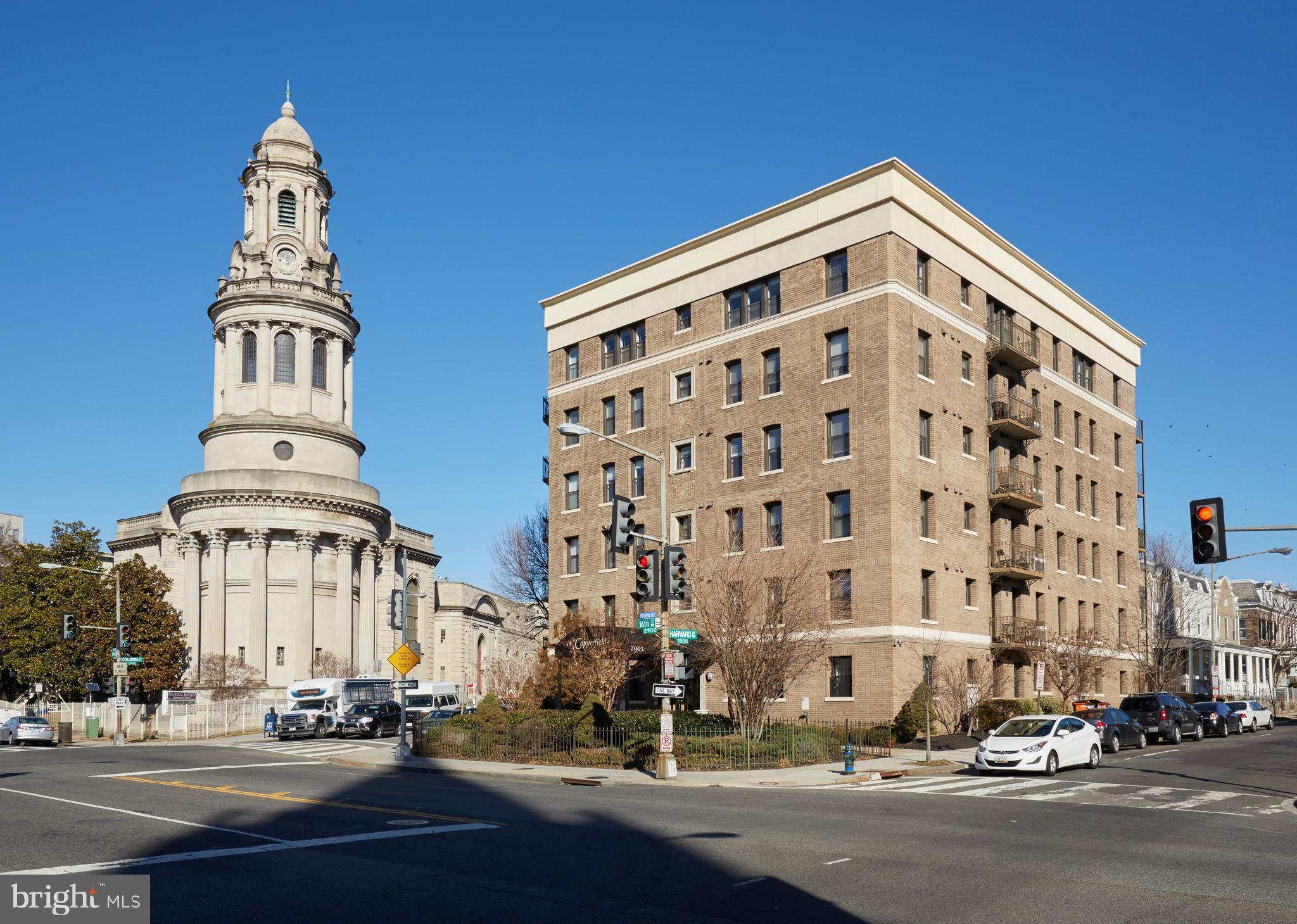 2901 16th Street Northwest, Unit 504 Washington, DC 20009 - Photo 4 of 30 View from SW Corner of 16th & Harvard Streets