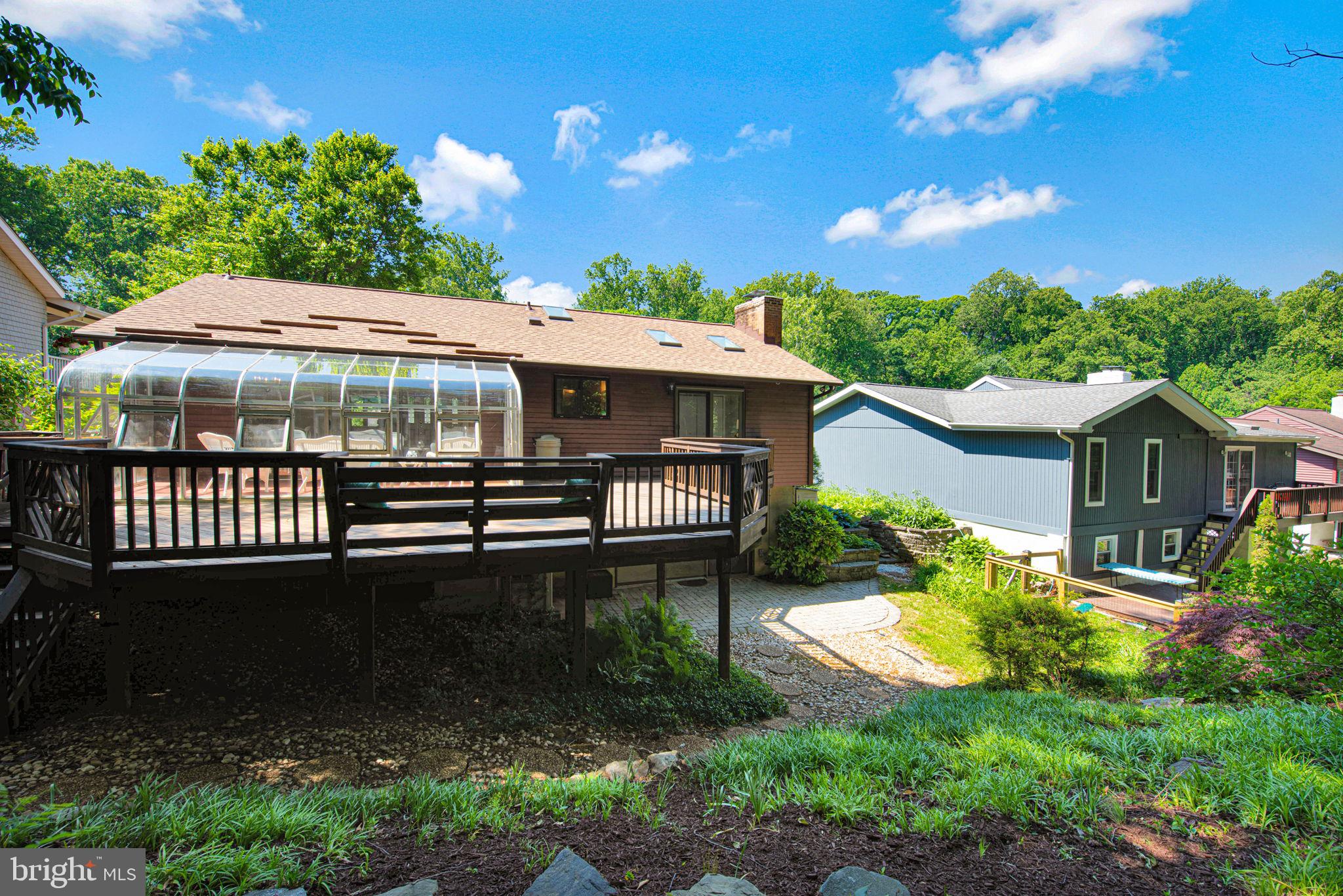 446 Kingwood Road Linthicum Heights, MD 21090 - Photo 40 of 46 Large deck with a built in bench