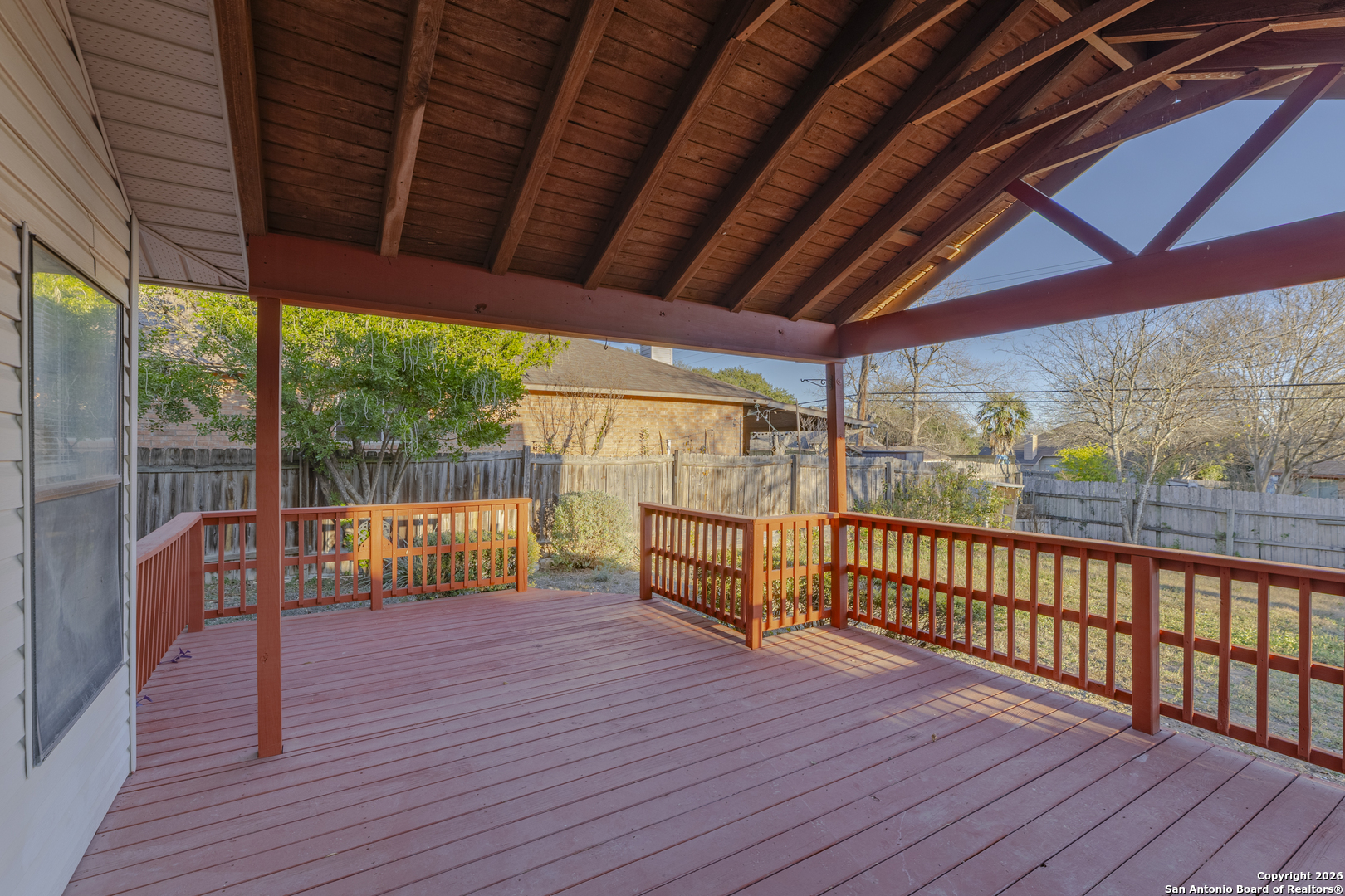 1048 Sycamore Schertz, TX 78154 - Photo 29 of 31 a view of a balcony with wooden floor