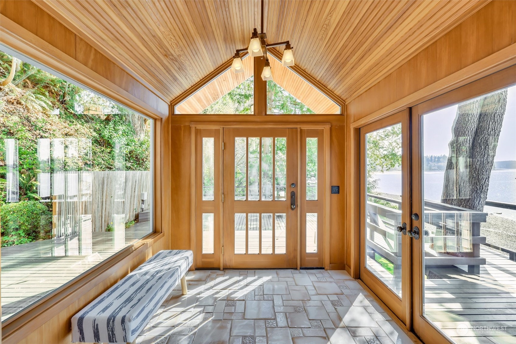 13307 Burma Road Southwest Vashon, WA 98070 - Photo 13 of 39 a view of a room with a large window