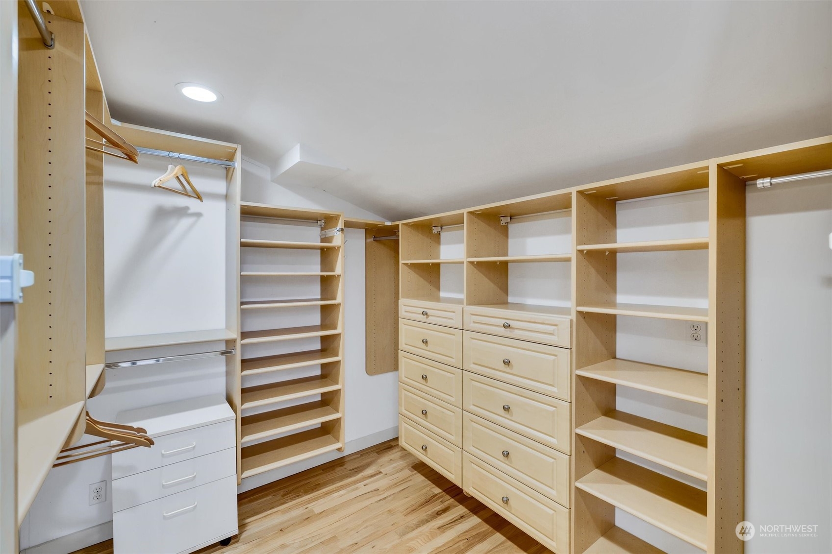 13307 Burma Road Southwest Vashon, WA 98070 - Photo 25 of 39 a view of walk in closet with empty racks