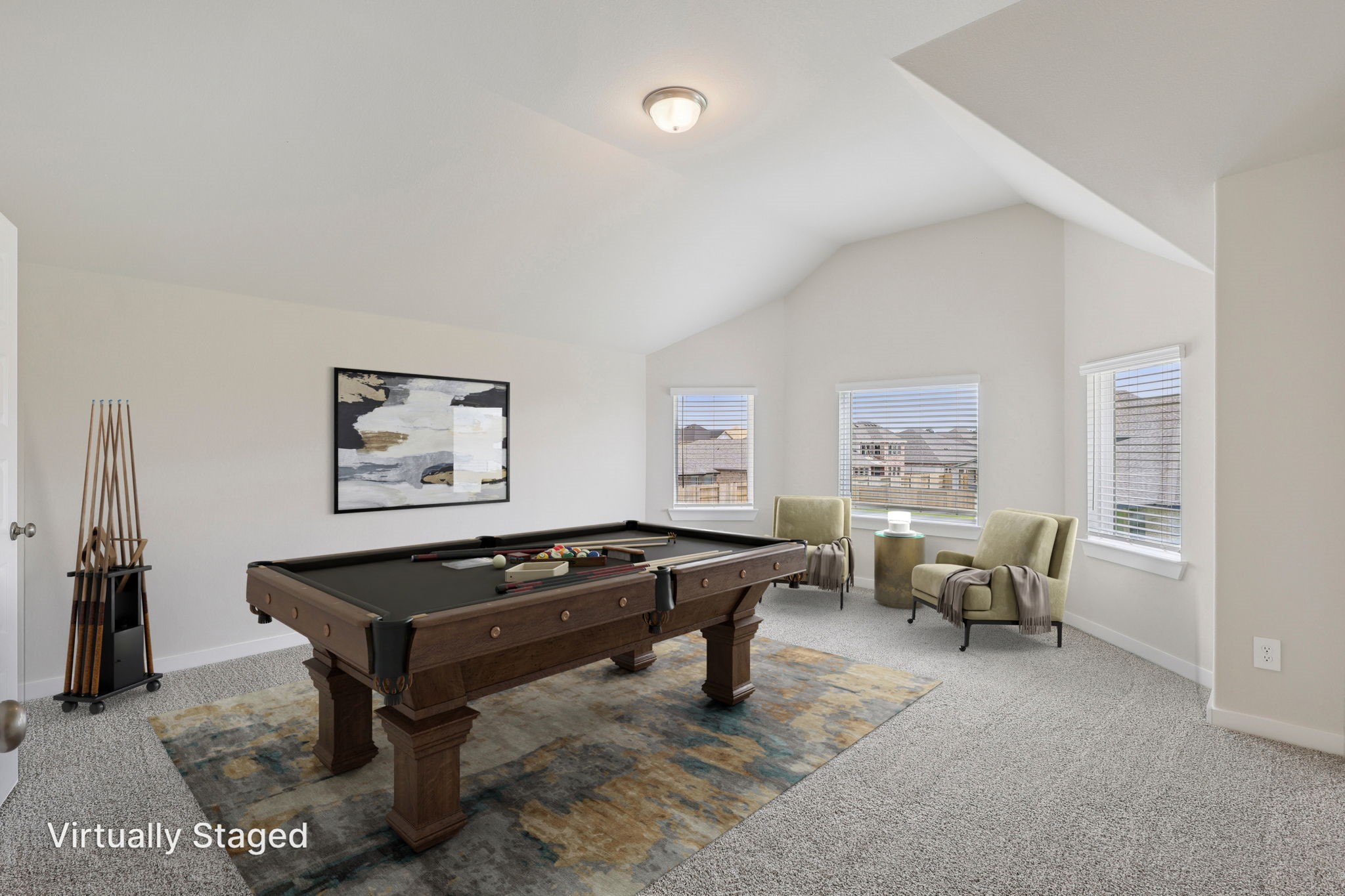 5519 Handlewood Lane Rosenberg, TX 77471 - Photo 25 of 38 a living room with furniture and a pool table