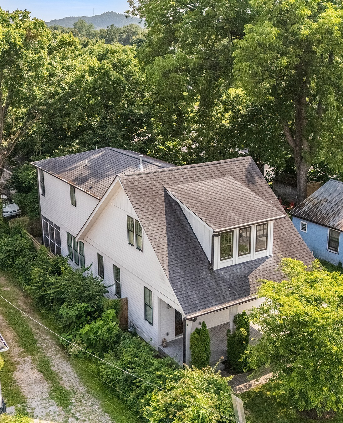 159 Acton Street Franklin, TN 37064 - Photo 60 of 70 an aerial view of a house with a yard