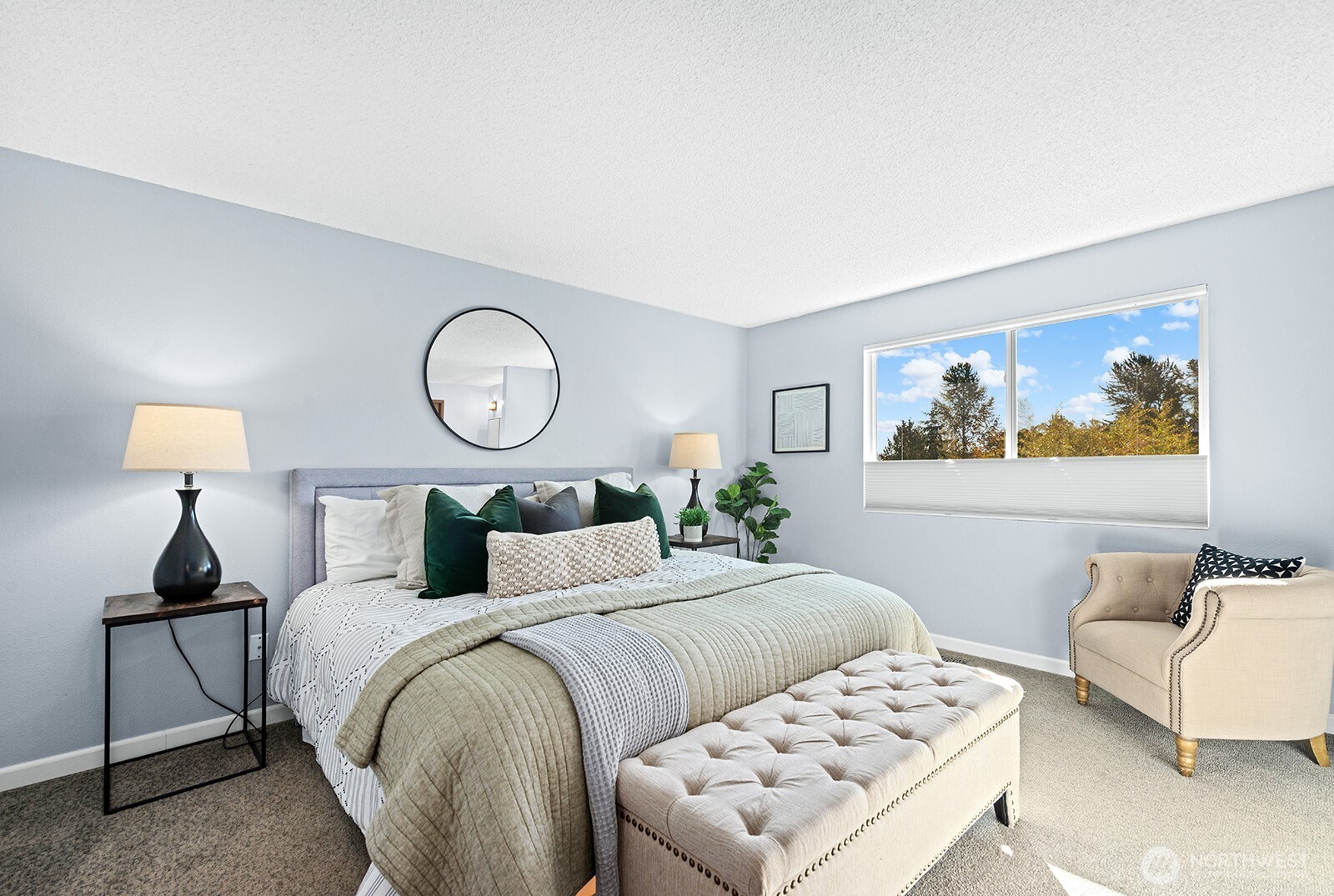2604 177th Street Southeast Bothell, WA 98012 - Photo 13 of 35 a bedroom with a bed and a couch