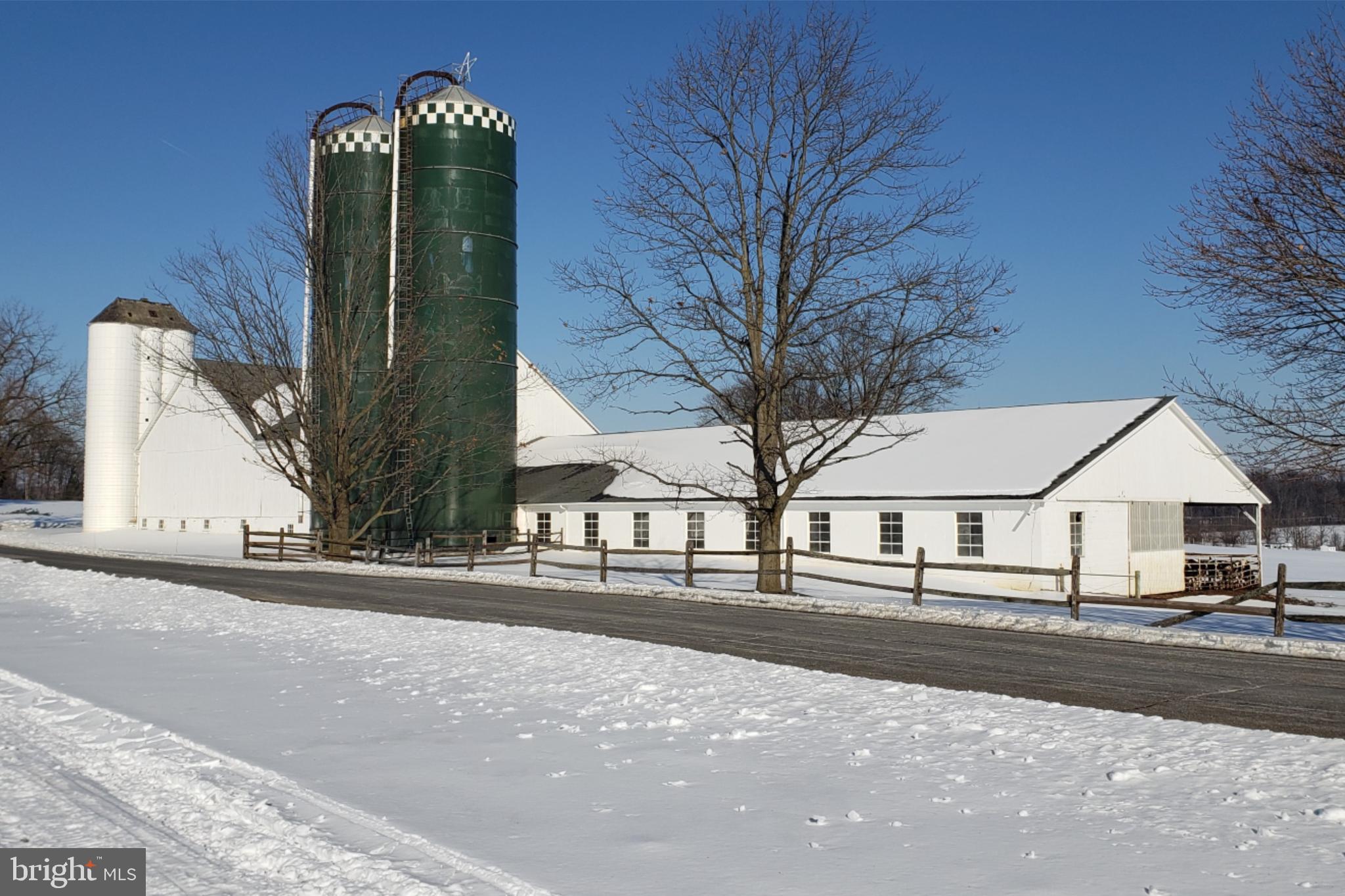 174 Fernwood Road Cochranville, PA 19330 - Photo 12 of 22 Charming winter farmstead under clear skies.