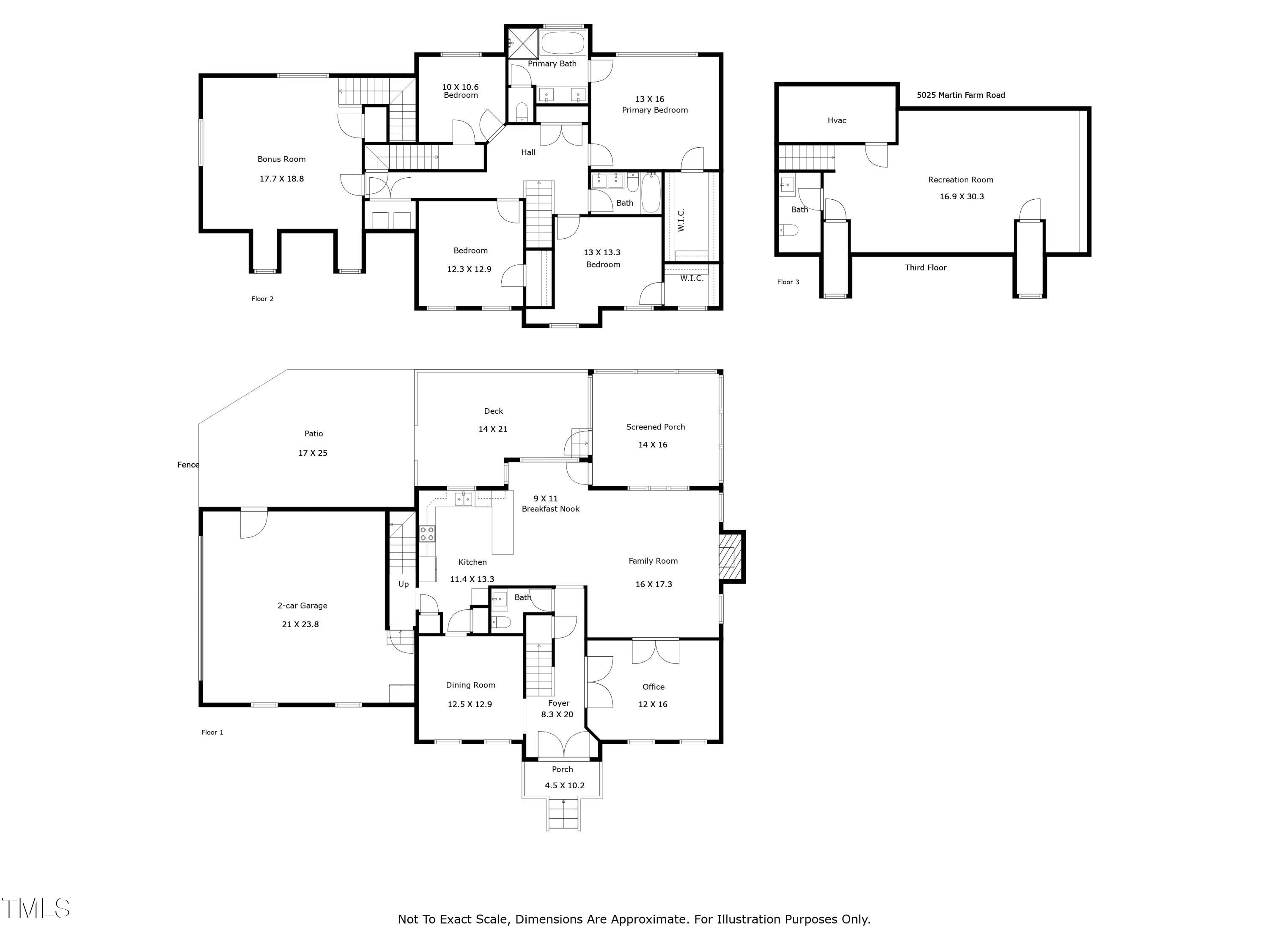 5025 Martin Farm Road Raleigh, NC 27613 - Photo 72 of 72 Floor plan