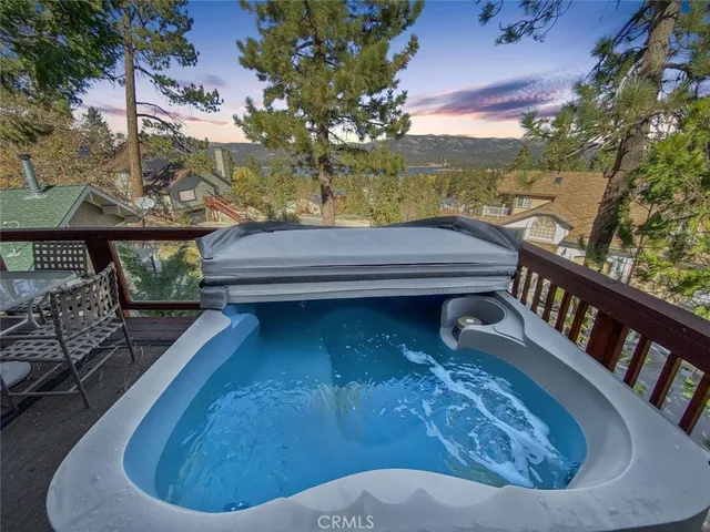 a view of outdoor sitting area with furniture