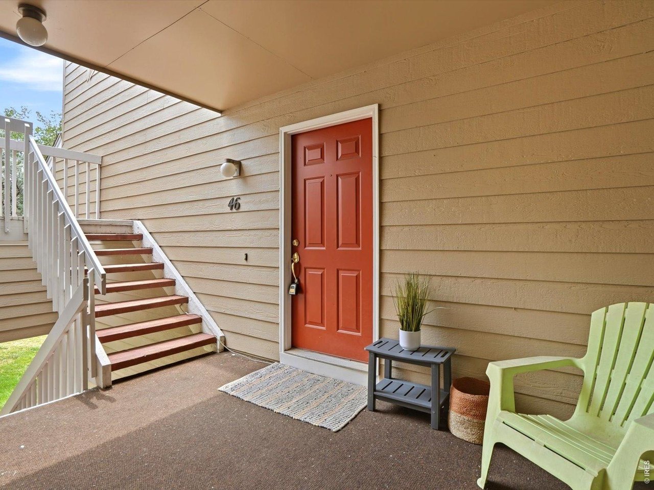 4945 Twin Lakes Road, Unit 46 Boulder, CO 80301 - Photo 5 of 42 A welcoming covered entry sets the tone as you arrive at your private second-floor residence.