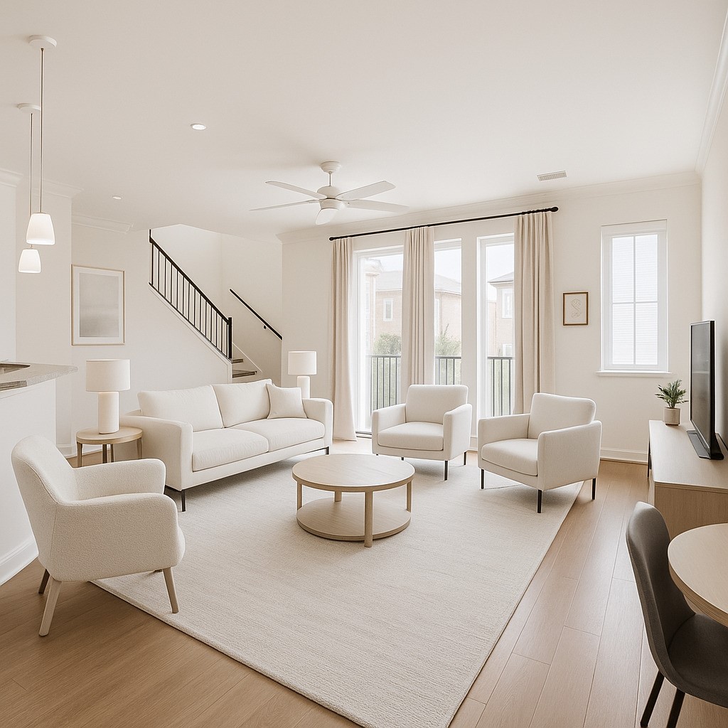 5502 Lunia Lane Houston, TX 77021 - Photo 2 of 15 a living room with furniture and a large window