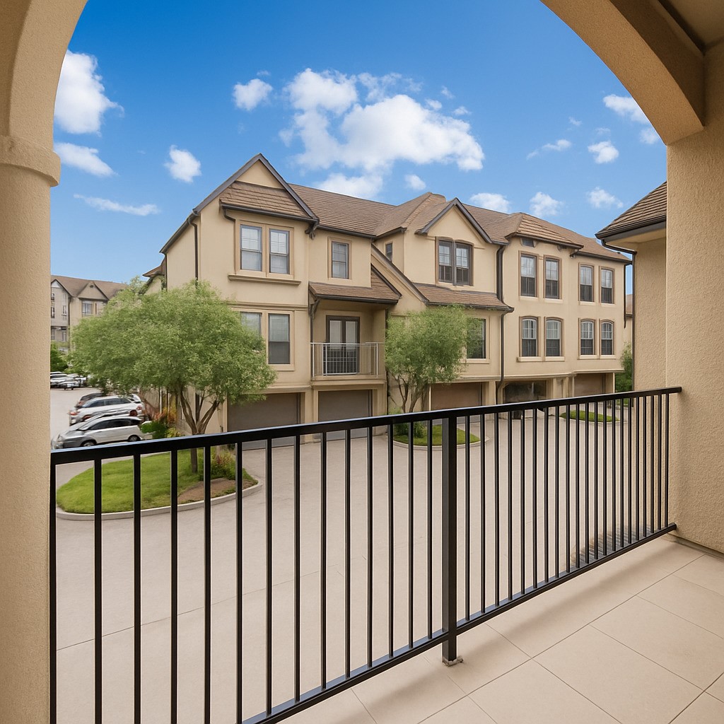 5502 Lunia Lane Houston, TX 77021 - Photo 4 of 15 a view of a city from a balcony