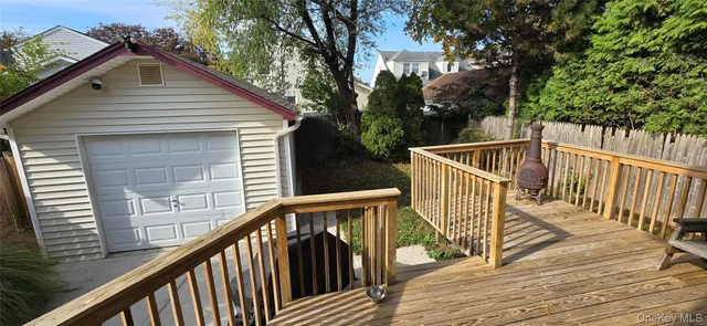 a view of deck and patio