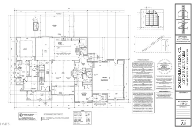 $850,000 | 3700 Arrowwood Drive North, Wilson, NC 27896
