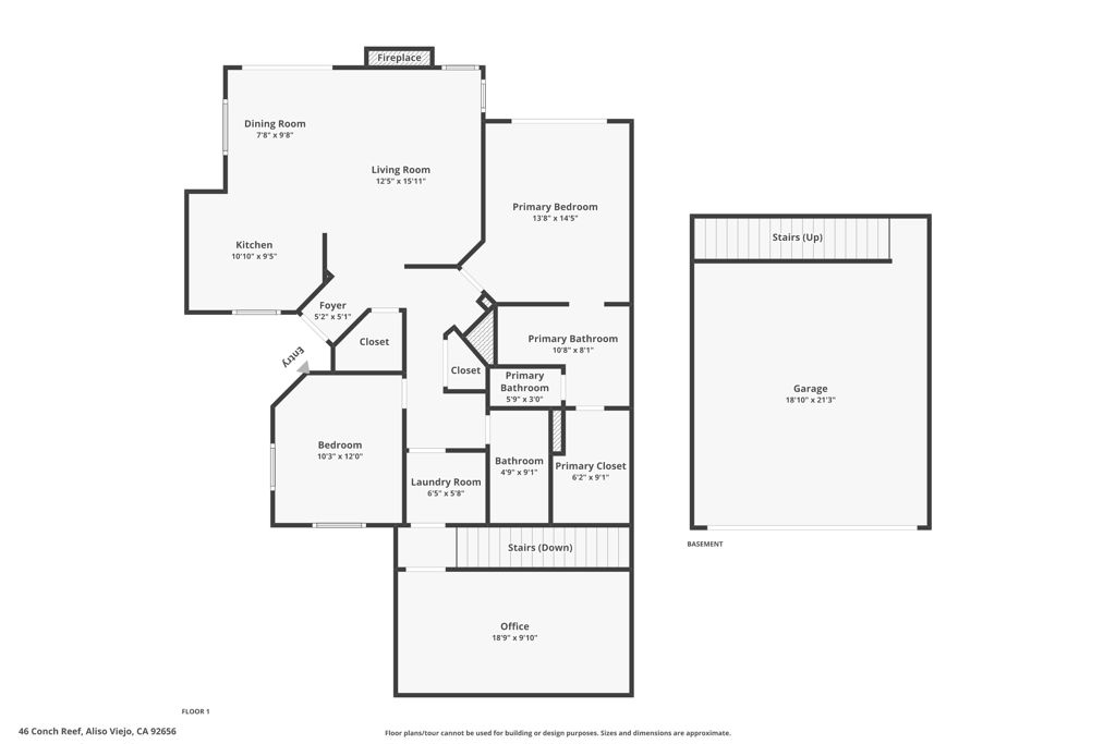 46 Conch Reef Aliso Viejo, CA 92656 - Photo 34 of 35 Floor plan