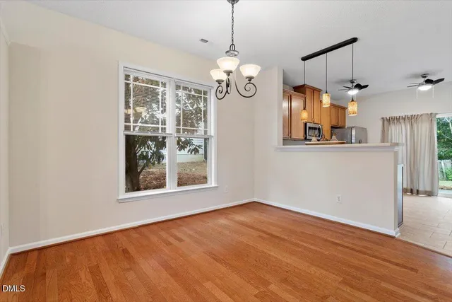 a view of an entryway and a window