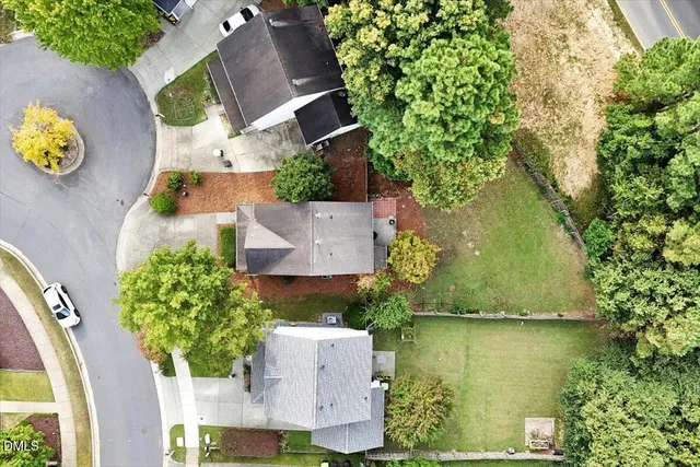 a view of a house with garden