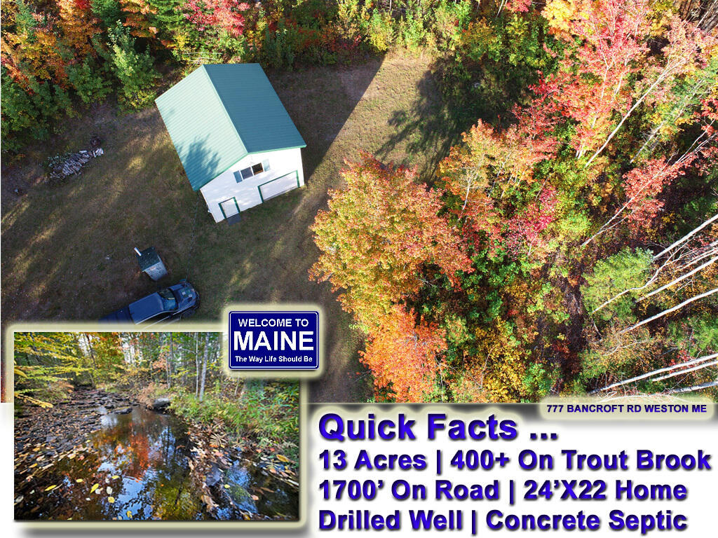 777 Bancroft Road Weston, ME 04424 - Photo 1 of 59 land-brook-vacation-home-me