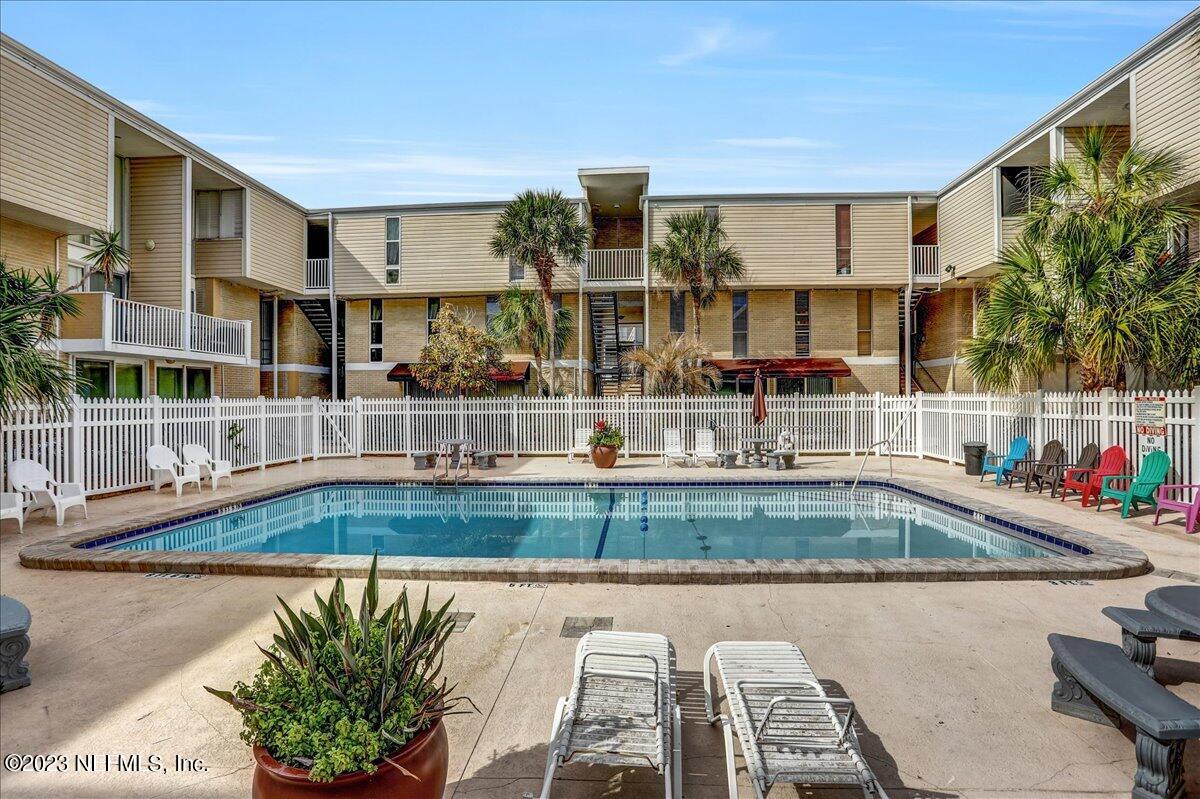 901 Ocean Boulevard, Unit 64 Atlantic Beach, FL 32233 - Photo 22 of 26 a view of swimming pool with outdoor seating