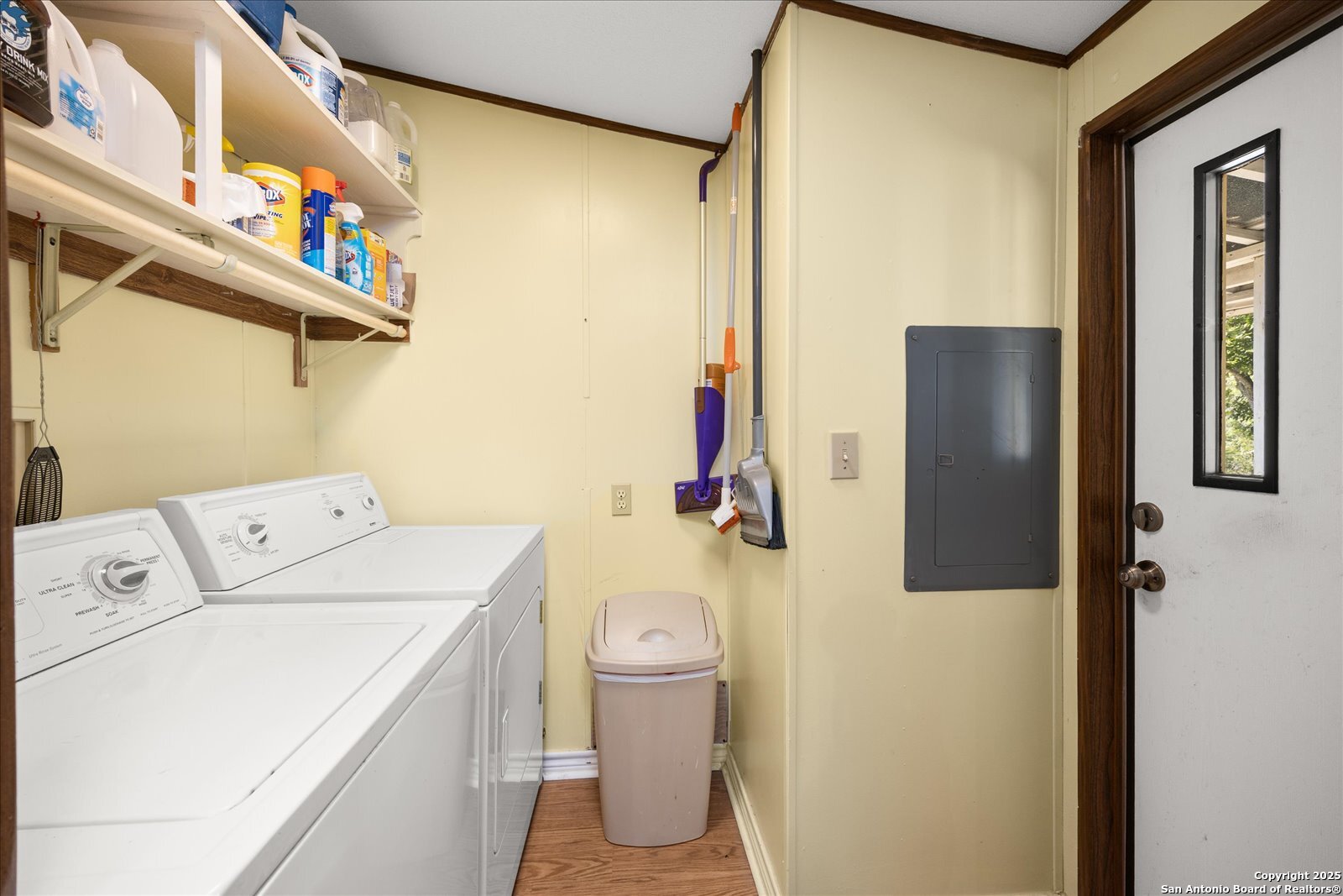 363 Elm Pass II Road East Center Point, TX 78010 - Photo 20 of 50 a utility room with dryer and washer