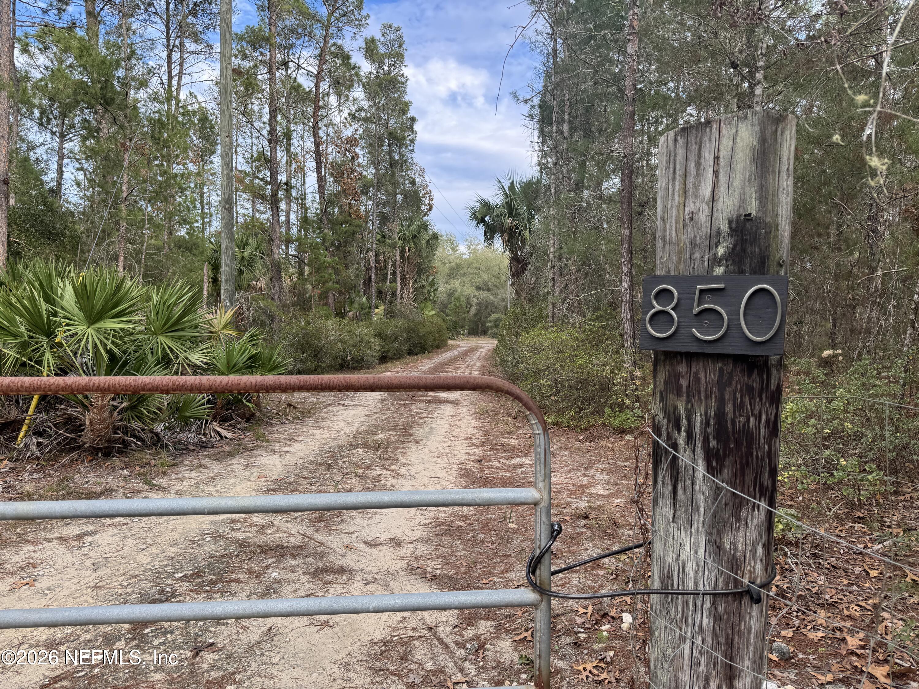 a view of a street sign