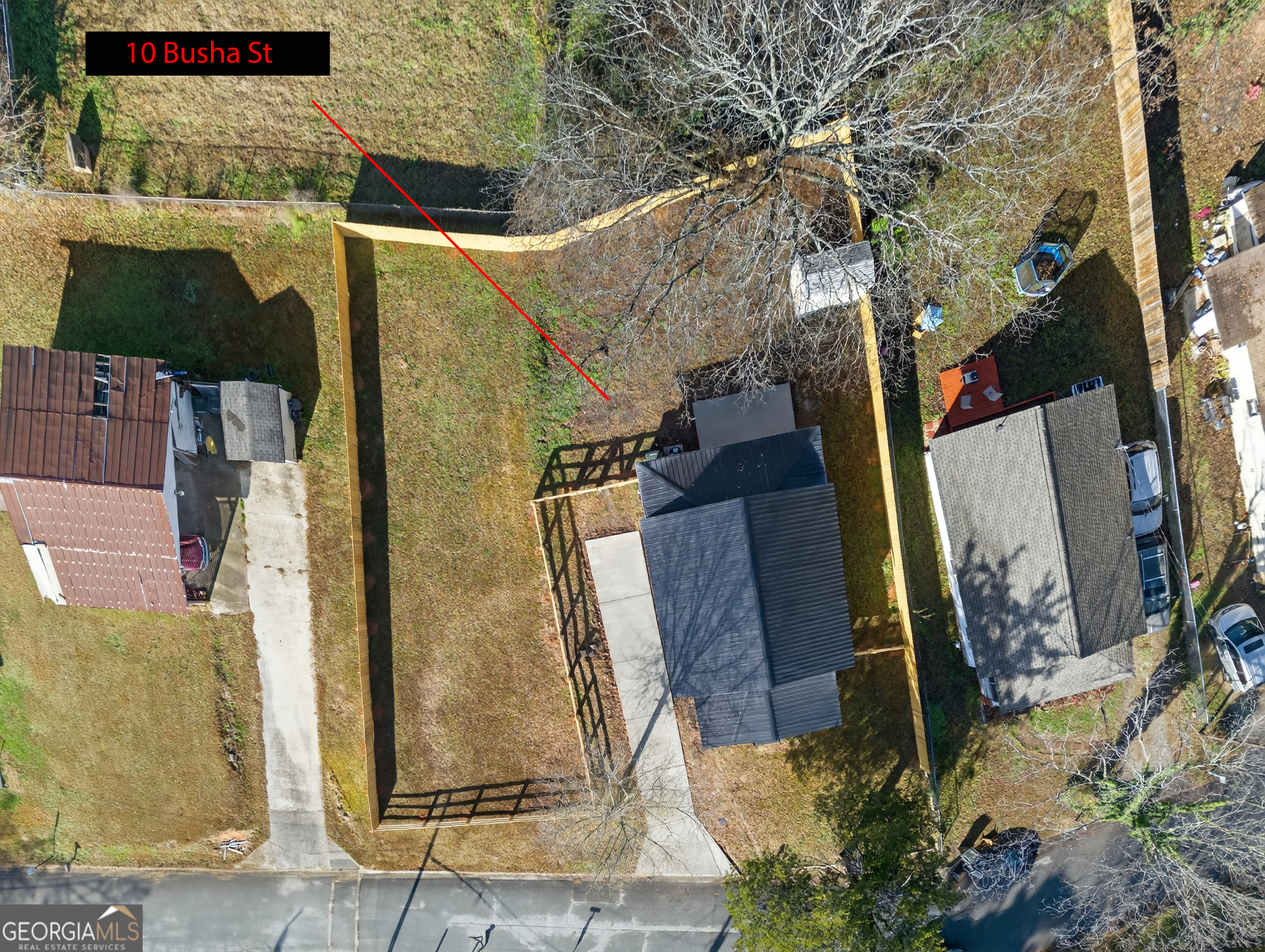 10 Busha Street Toccoa, GA 30577 - Photo 20 of 33 an aerial view of residential houses with outdoor space