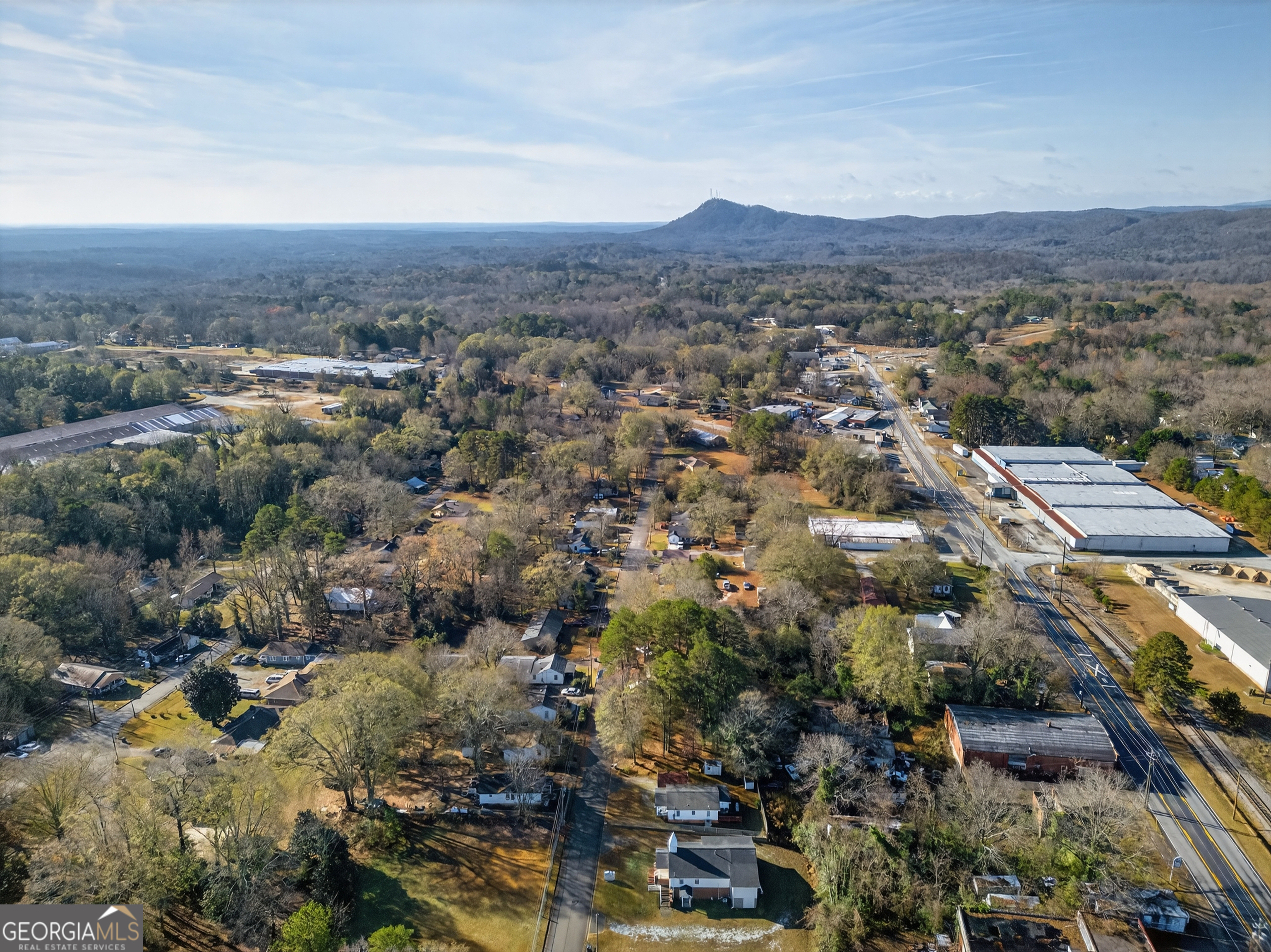 10 Busha Street Toccoa, GA 30577 - Photo 28 of 33 an aerial view of residential house and green space