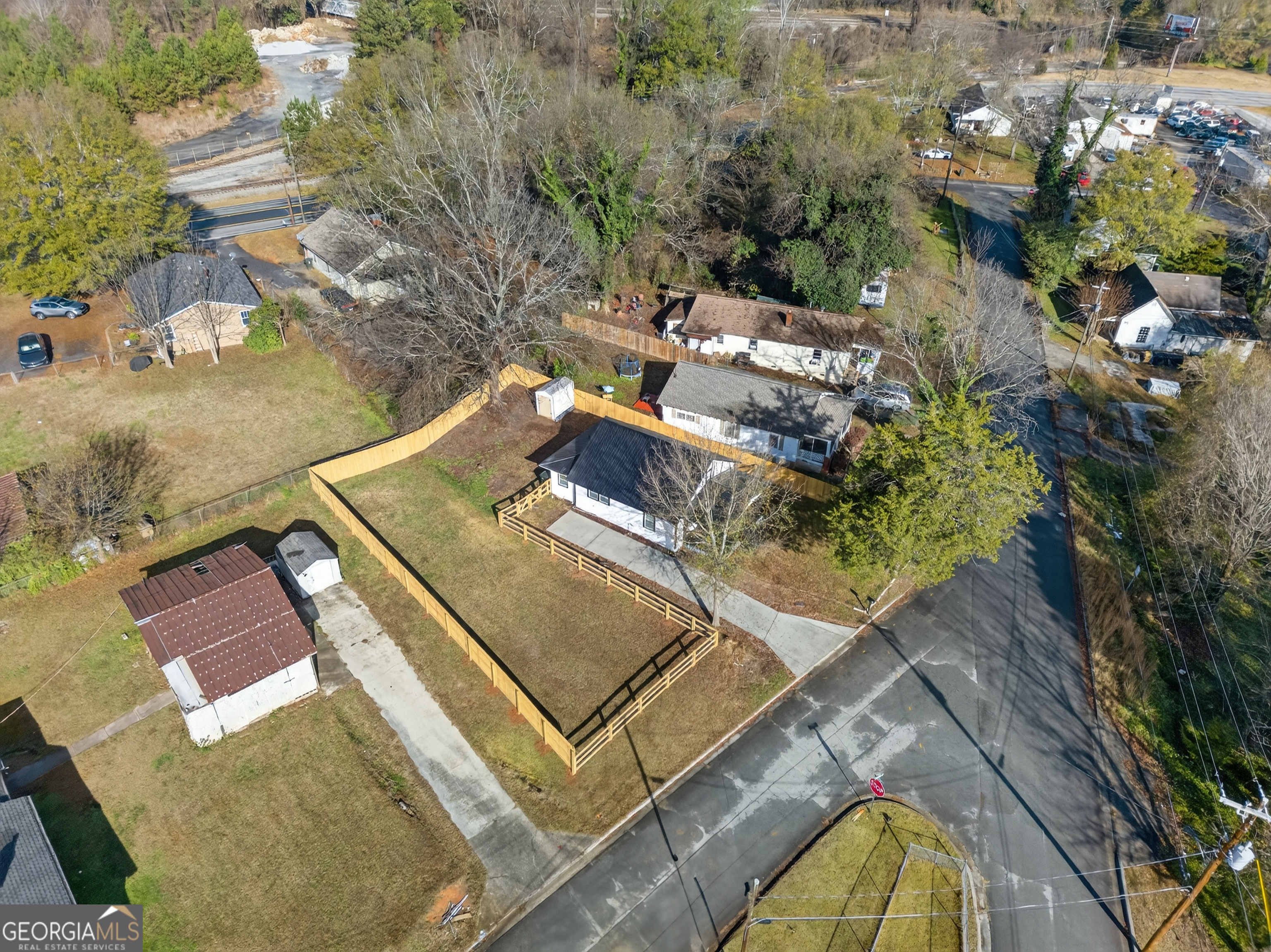 10 Busha Street Toccoa, GA 30577 - Photo 33 of 33 an aerial view of house with yard