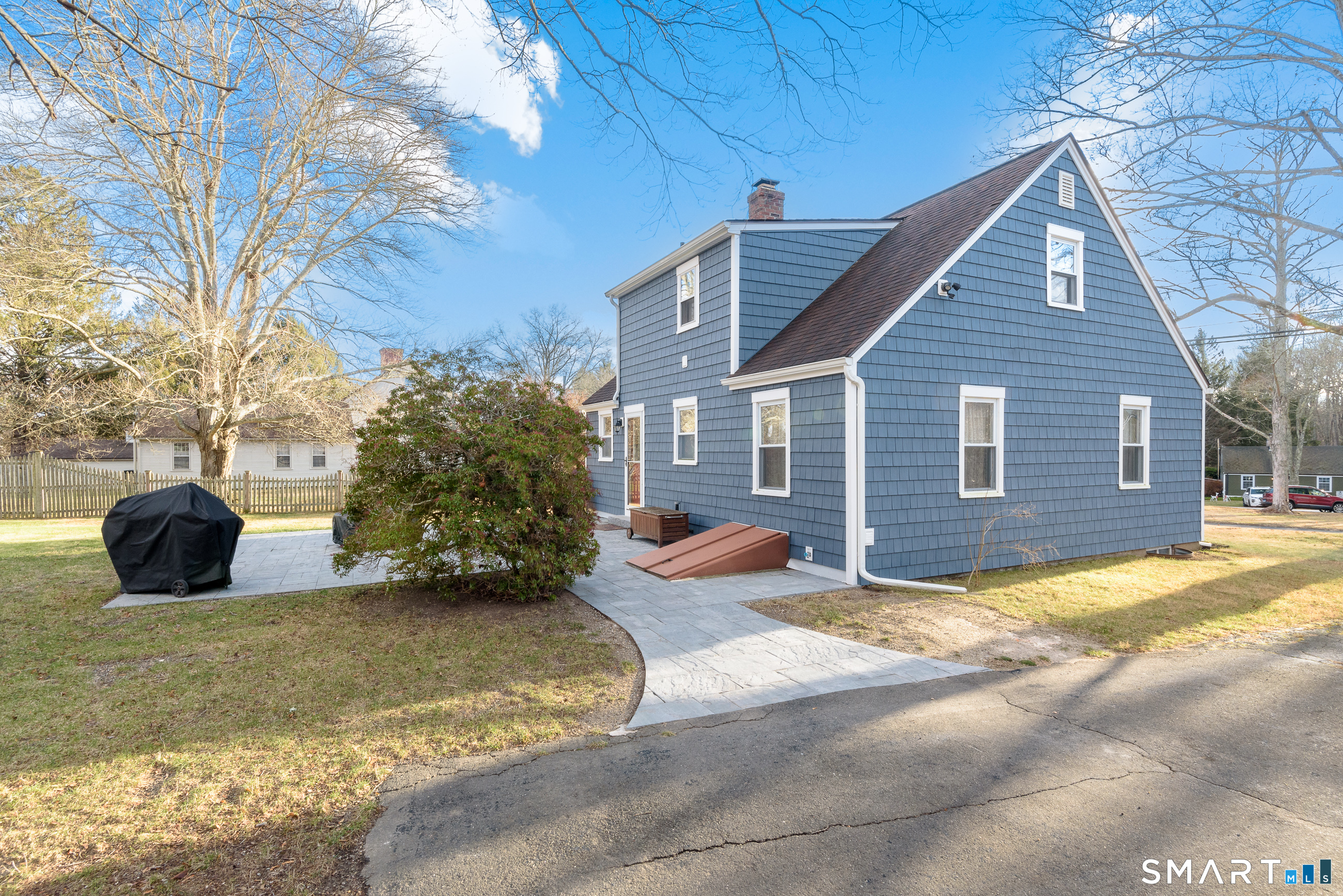214 Thayer Road Haddam, CT 06441 - Photo 33 of 39 a view of a house with a yard
