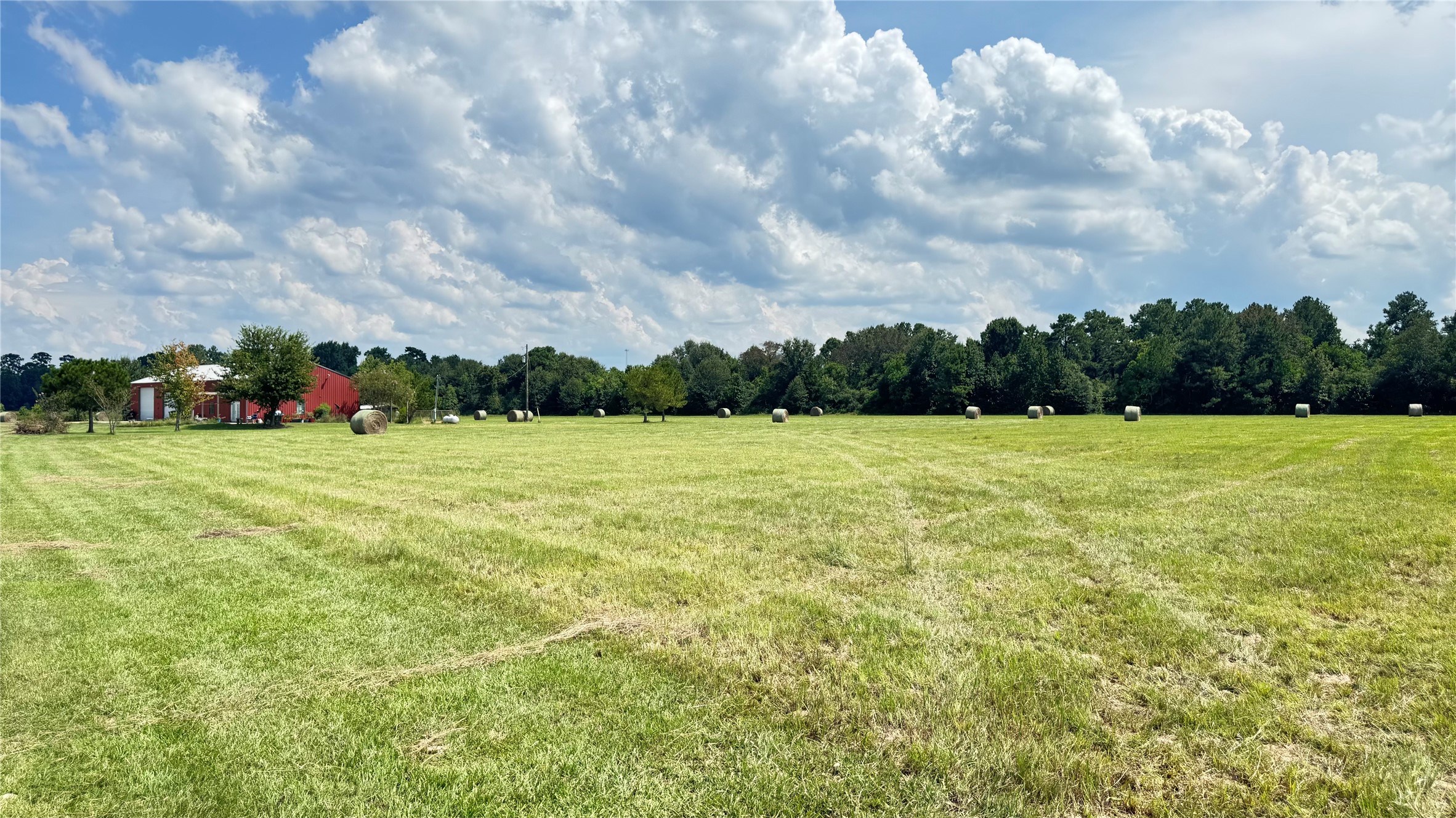 501 County Road 2276 Cleveland, TX 77327 - Photo 44 of 49 a view of a green field with wooden fence