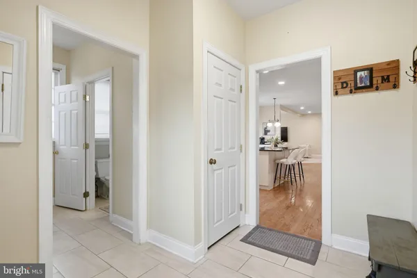 a bedroom with a bed and furniture
