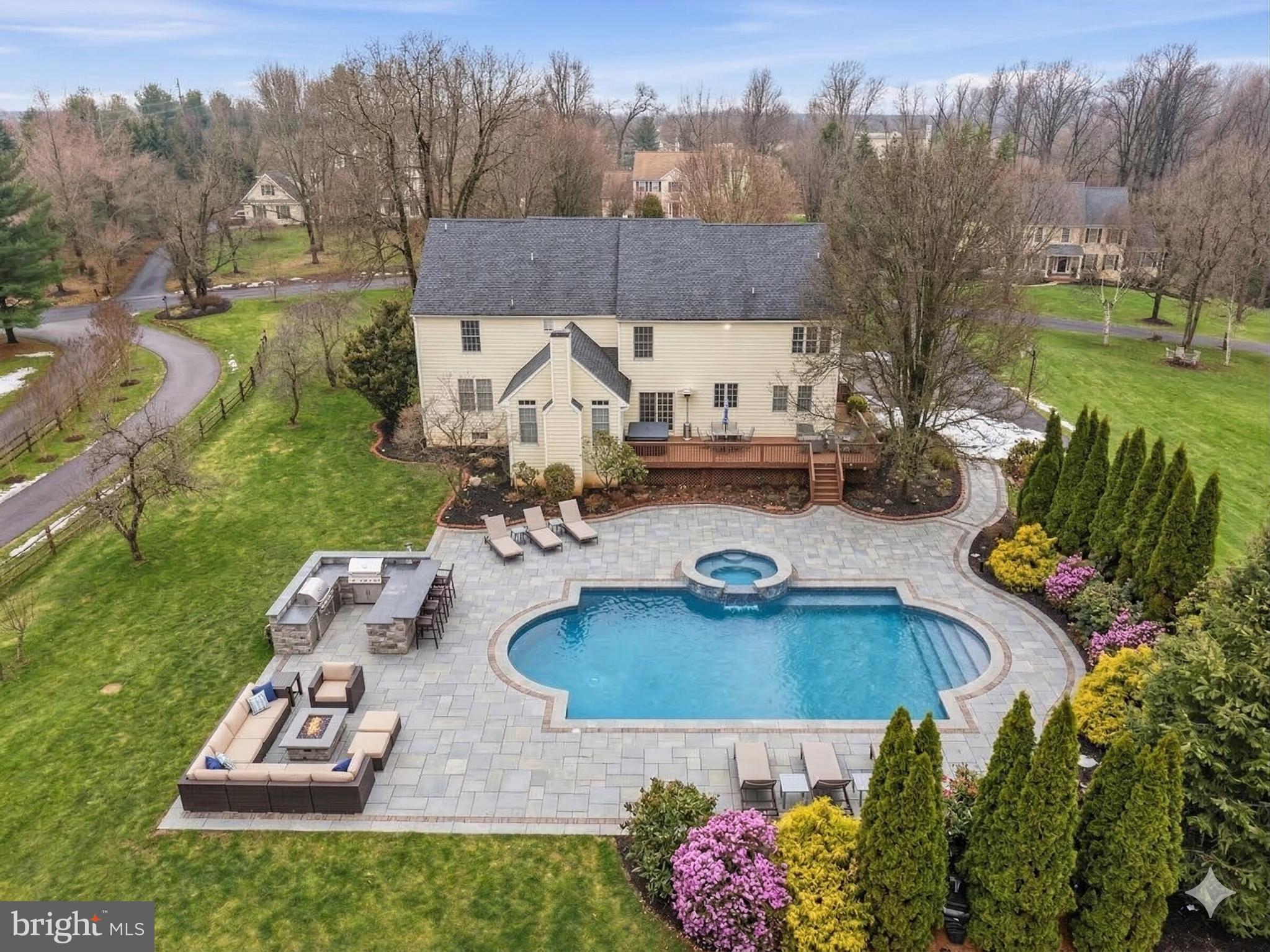 22 Springlea Lane Chester Springs, PA 19425 - Photo 78 of 79 AI generated to show how perfect a pool would fit!