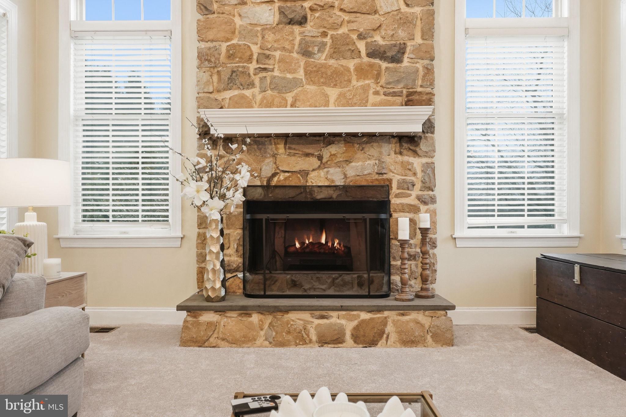 22 Springlea Lane Chester Springs, PA 19425 - Photo 10 of 80 a living room with furniture and a fireplace