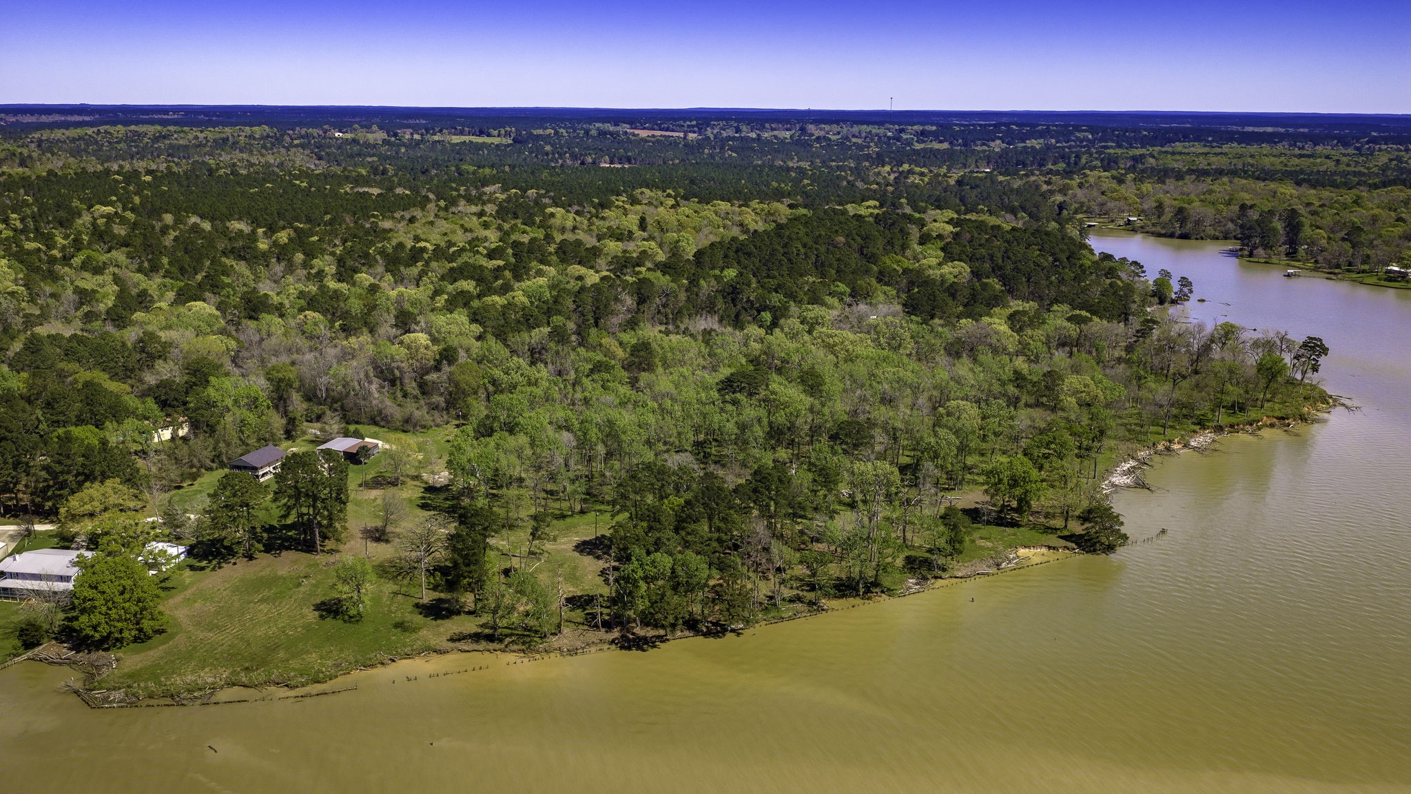 2405 Barrett's Landing Road Trinity, TX 75862 - Photo 24 of 30 a view of a lake with a beach