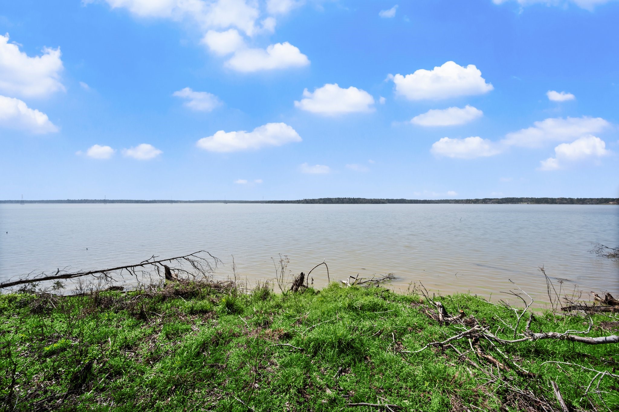 2405 Barrett's Landing Road Trinity, TX 75862 - Photo 35 of 48 a view of a lake and mountain in the back