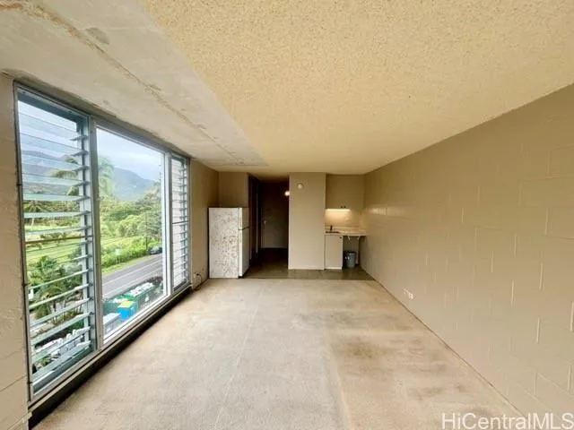 a view of a room with window