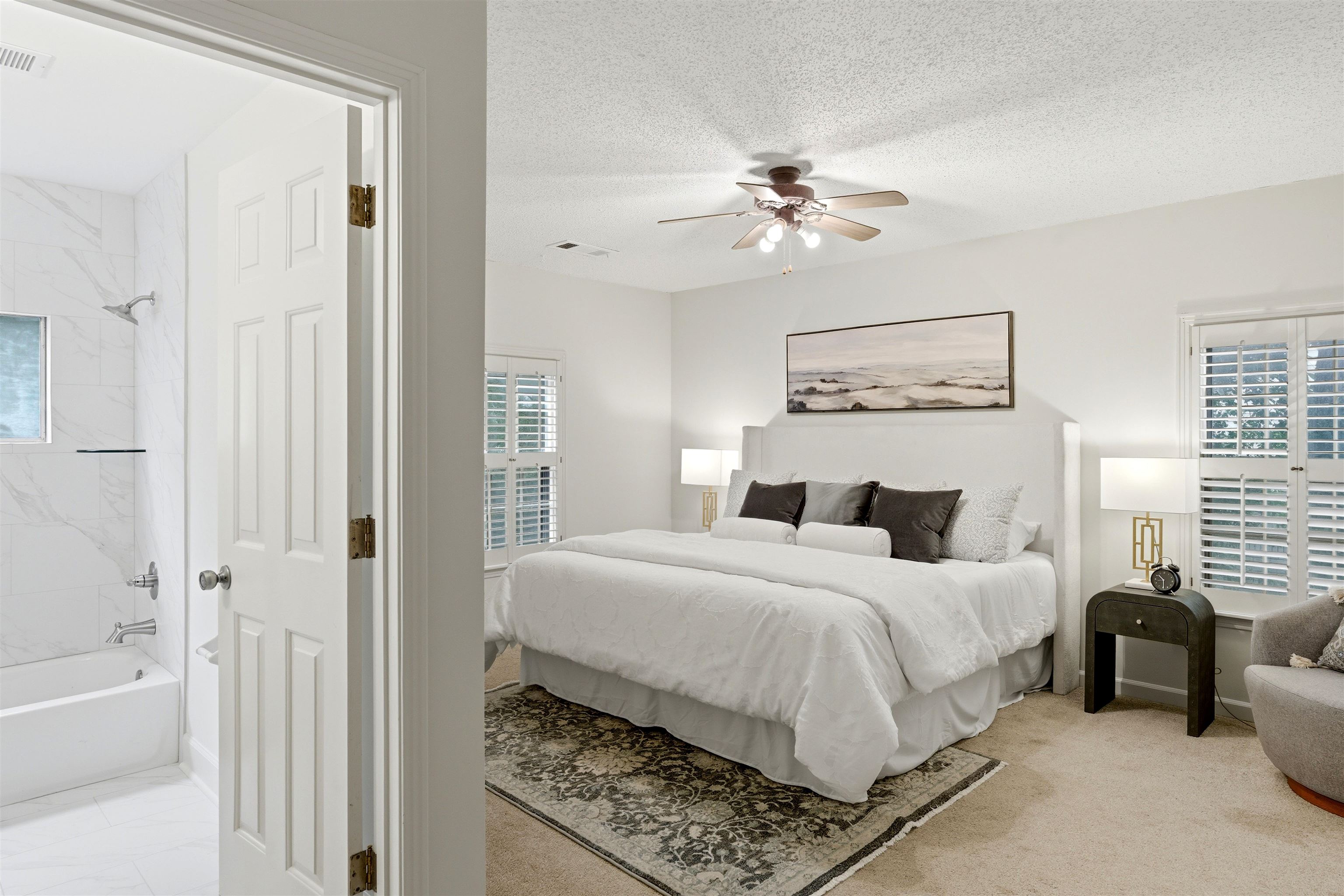 1984 Allenby Road Germantown, TN 38139 - Photo 24 of 37 Spacious bedroom with carpet flooring and ceiling fan