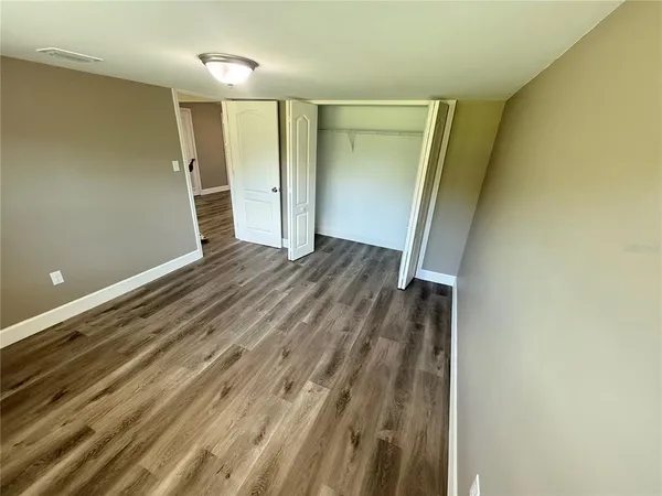 a view of wooden floor