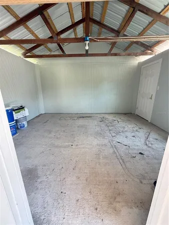 a view of a room with a utility room