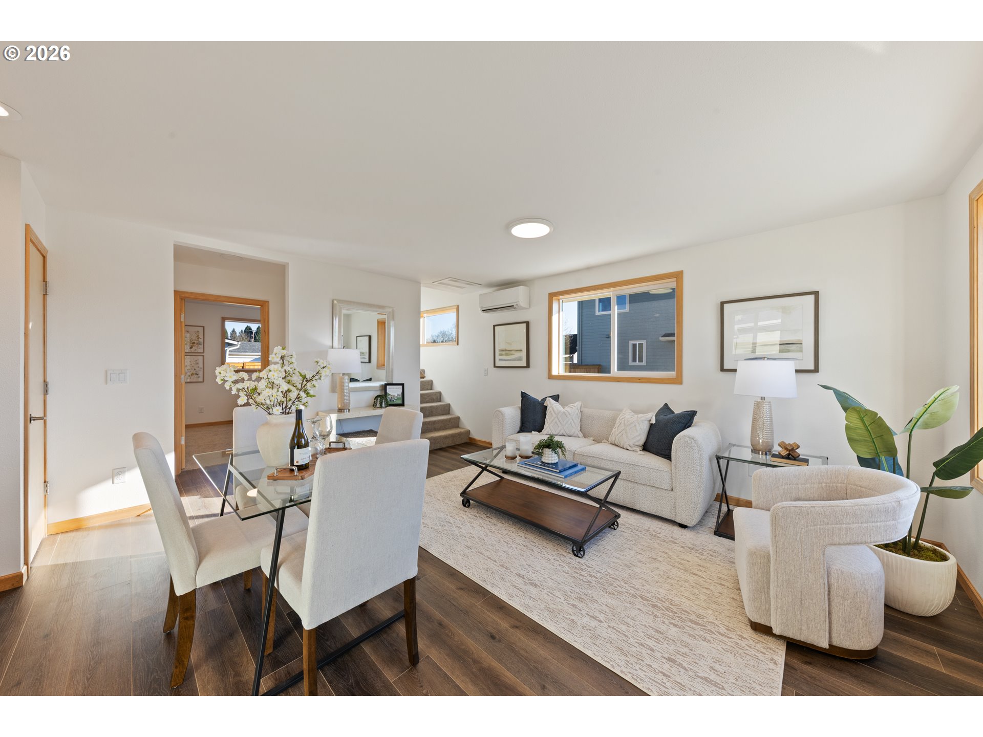 749 ST Charles Street Eugene, OR 97402 - Photo 31 of 37 a living room with furniture and wooden floor