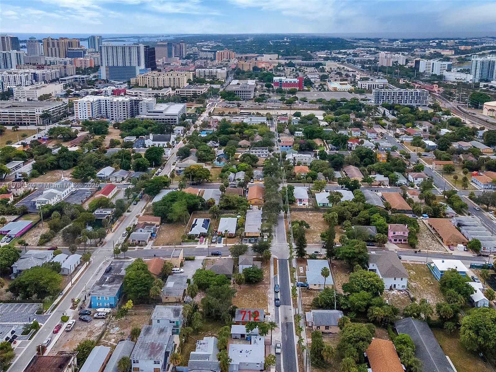 712 Division Avenue West Palm Beach, FL 33401 - Photo 9 of 37 an aerial view of a city