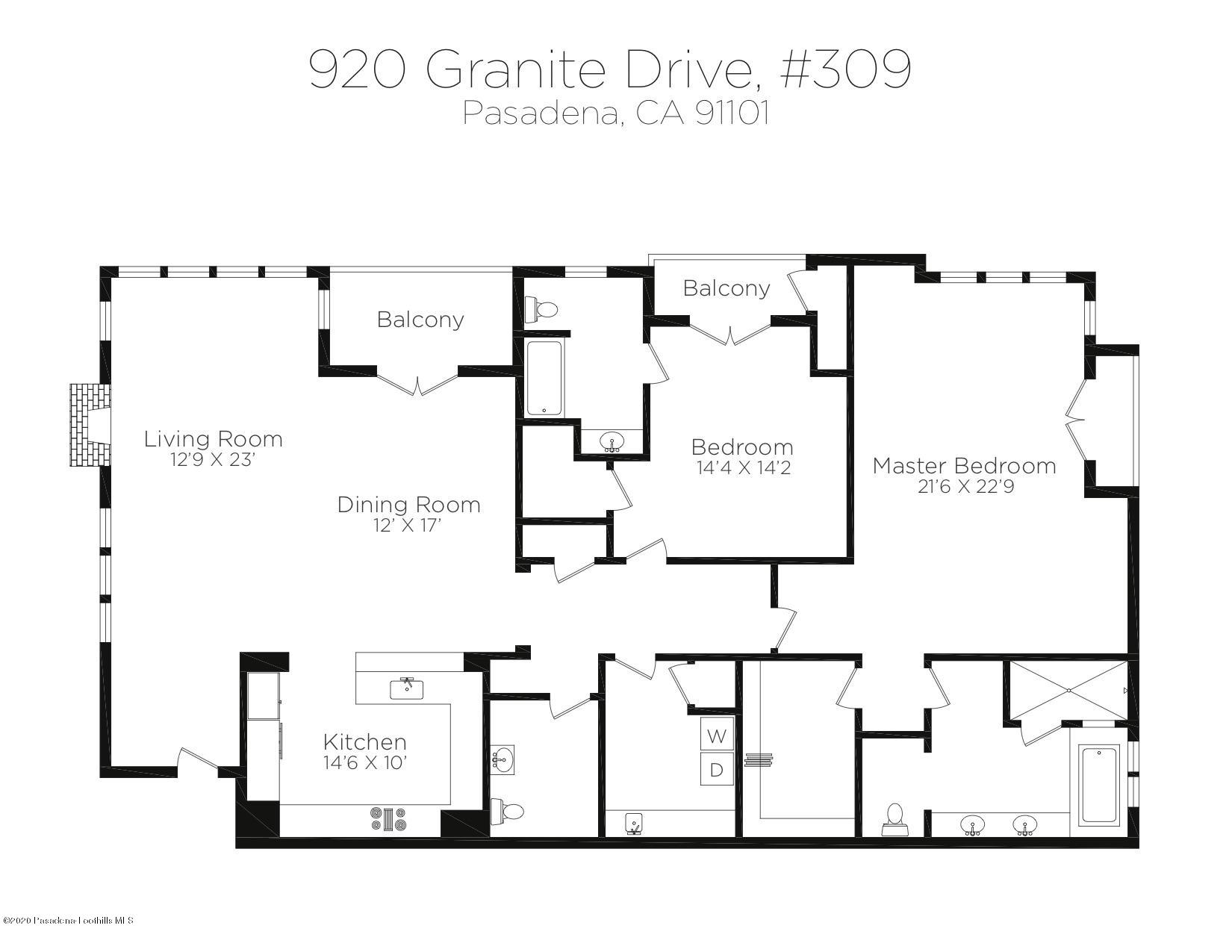 920 Granite Drive, Unit 309 Pasadena, CA 91101 - Photo 40 of 40 a picture of a book and a white wall