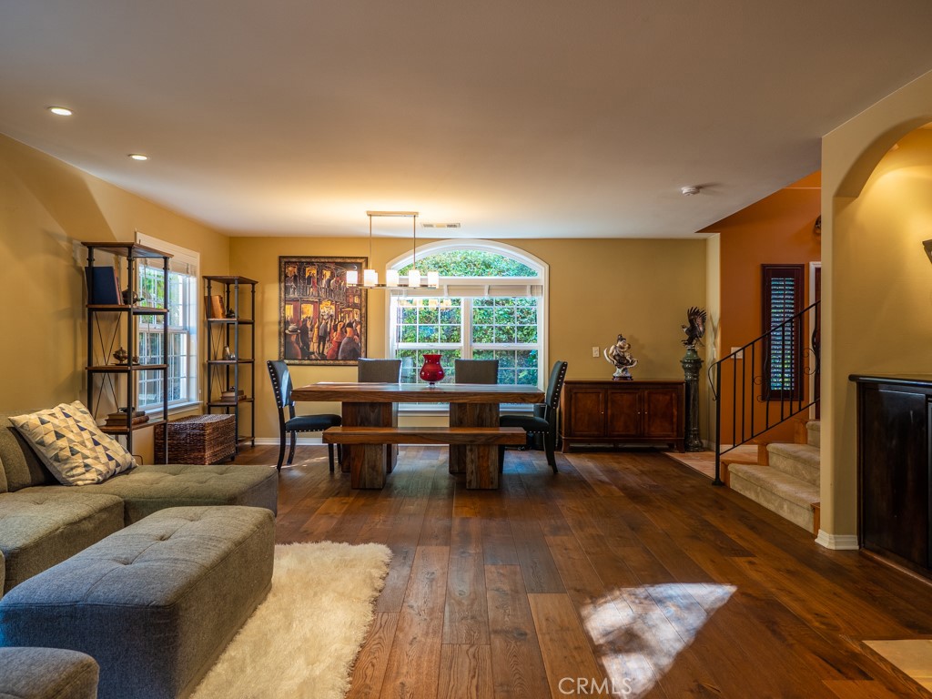 1934 Pasadena Glen Road Pasadena, CA 91107 - Photo 9 of 38 a living room with furniture and a fireplace