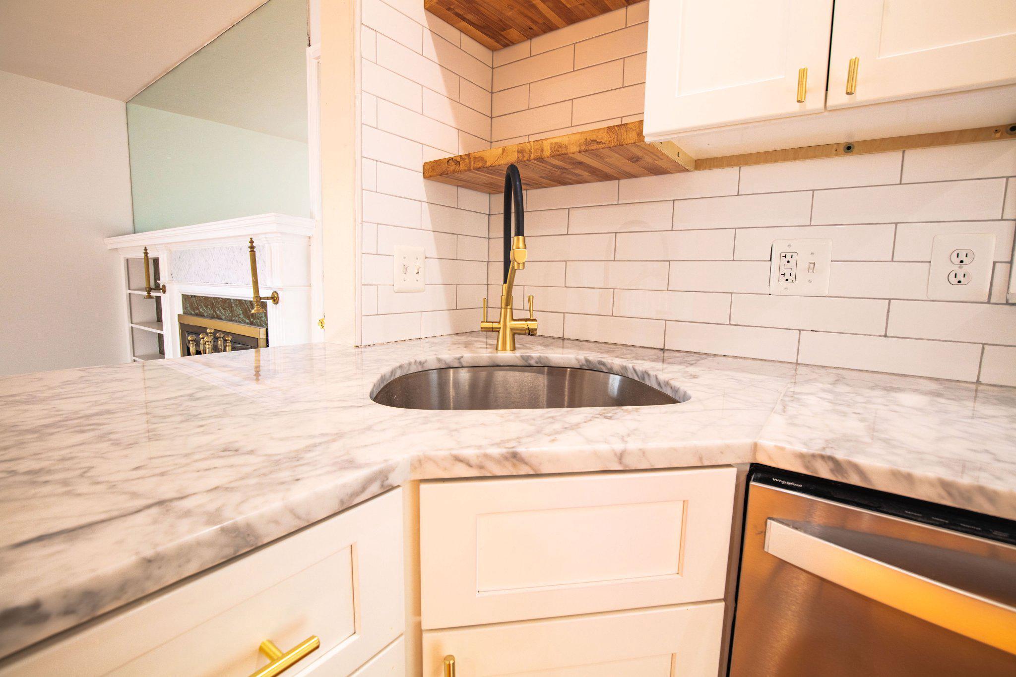5810 Greenleaf Road Cheverly, MD 20785 - Photo 9 of 29 Elegant marble kitchen countertop.