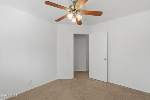 a view of an empty room