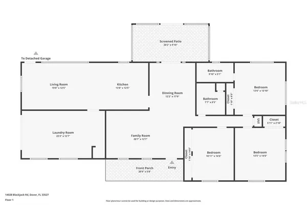 $565,000 | 14028 Blackjack Road, Dover, FL 33527