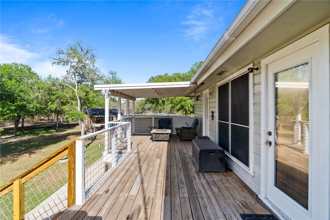 22325 Co Road 1718 Mathis, TX 78368 - Photo 18 of 40 Balcony back of home