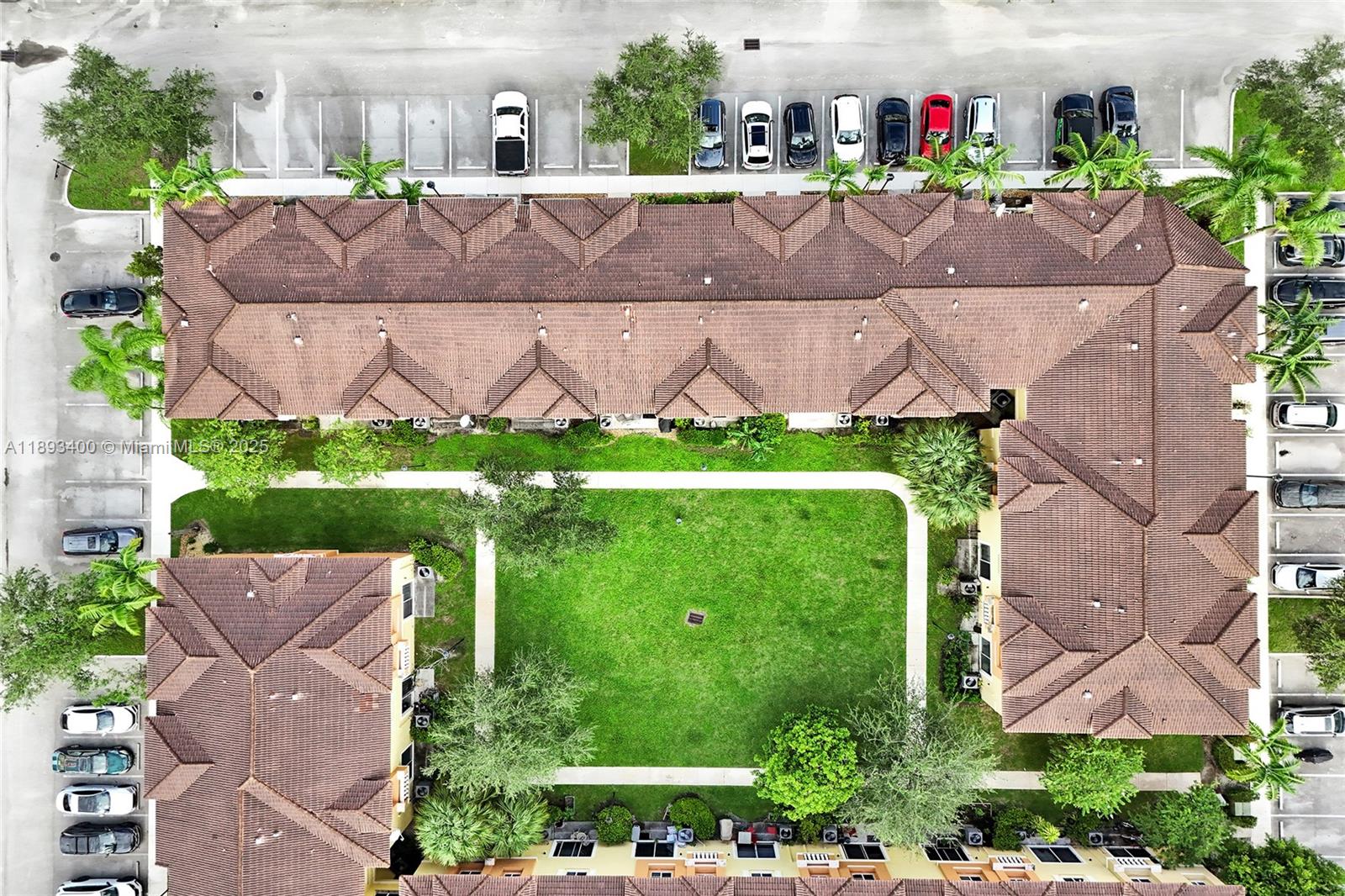 1832 Southwest 89th Terrace Miramar, FL 33025 - Photo 25 of 28 an aerial view of a house with a garden